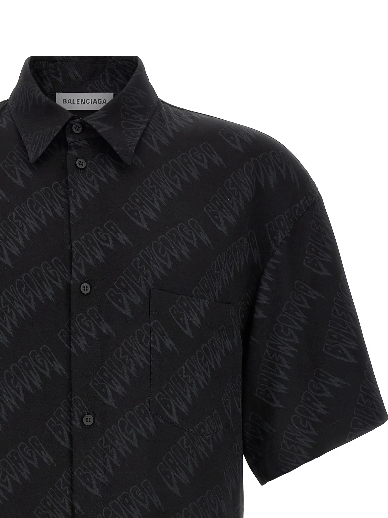 Black Viscose Shirt - Image 3