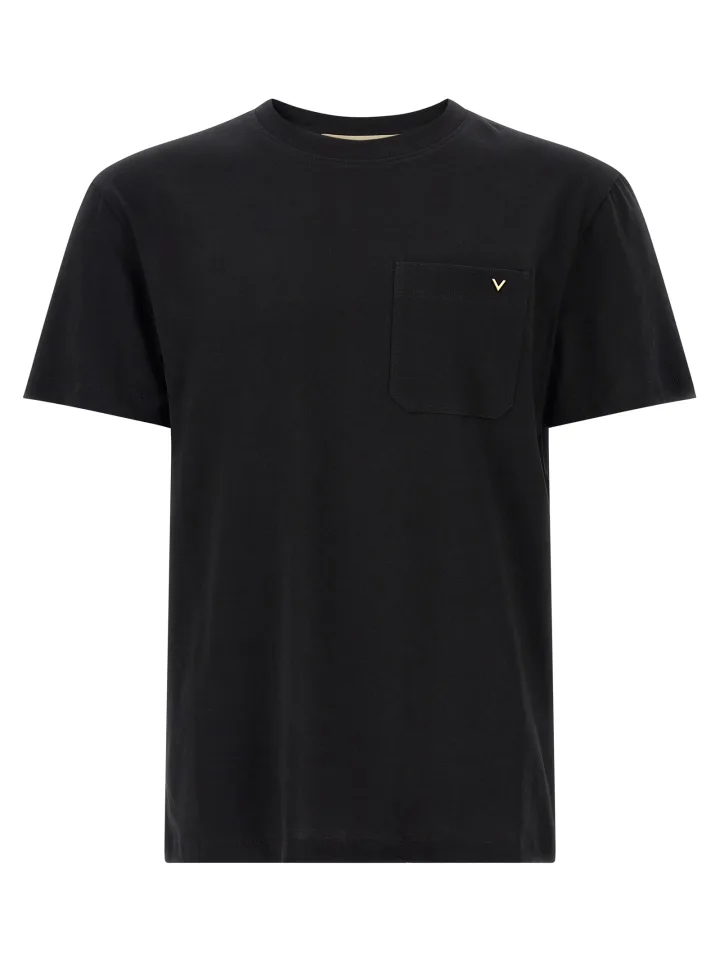 Black Cotton T-Shirt