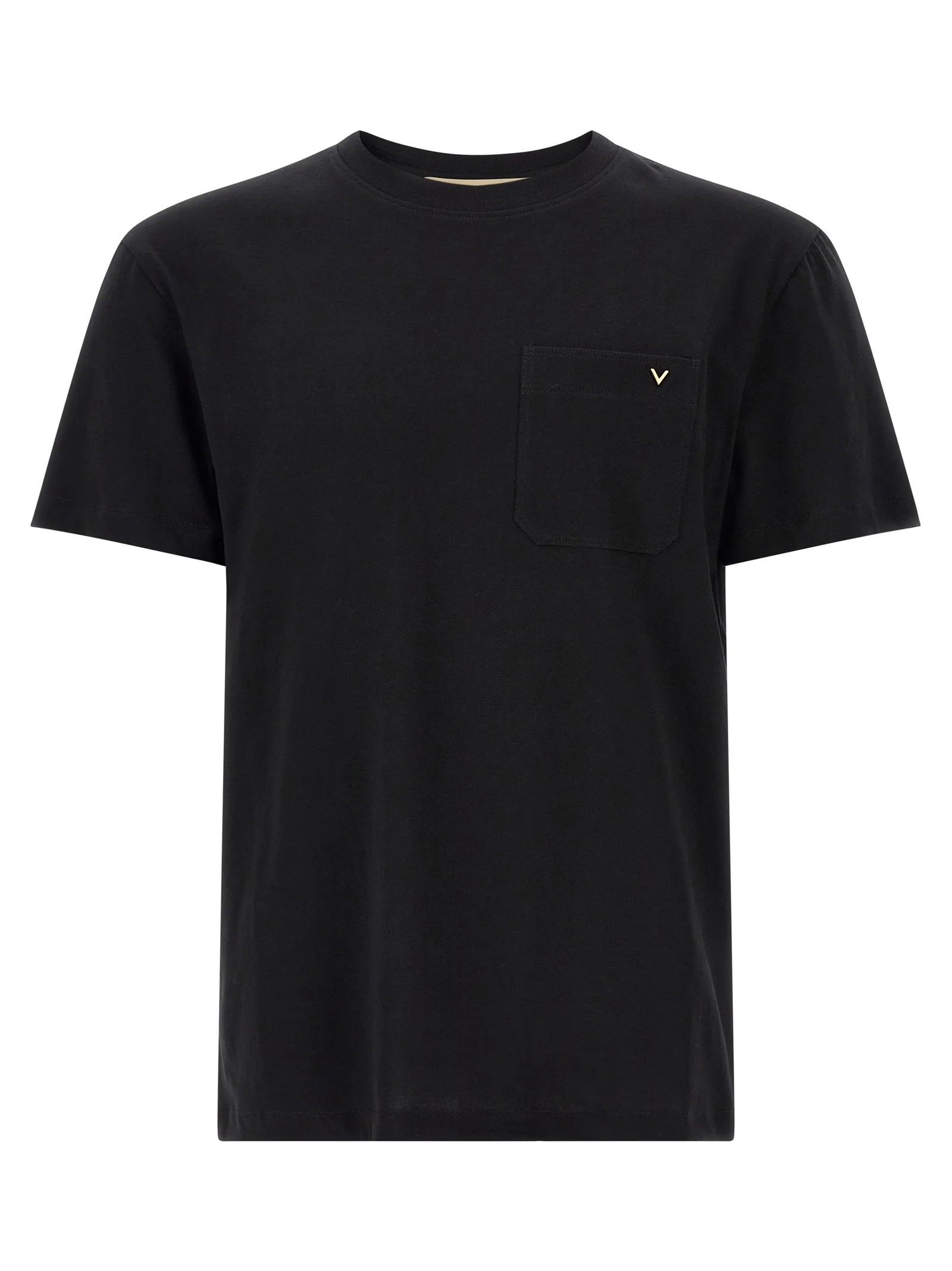 Black Cotton T-Shirt