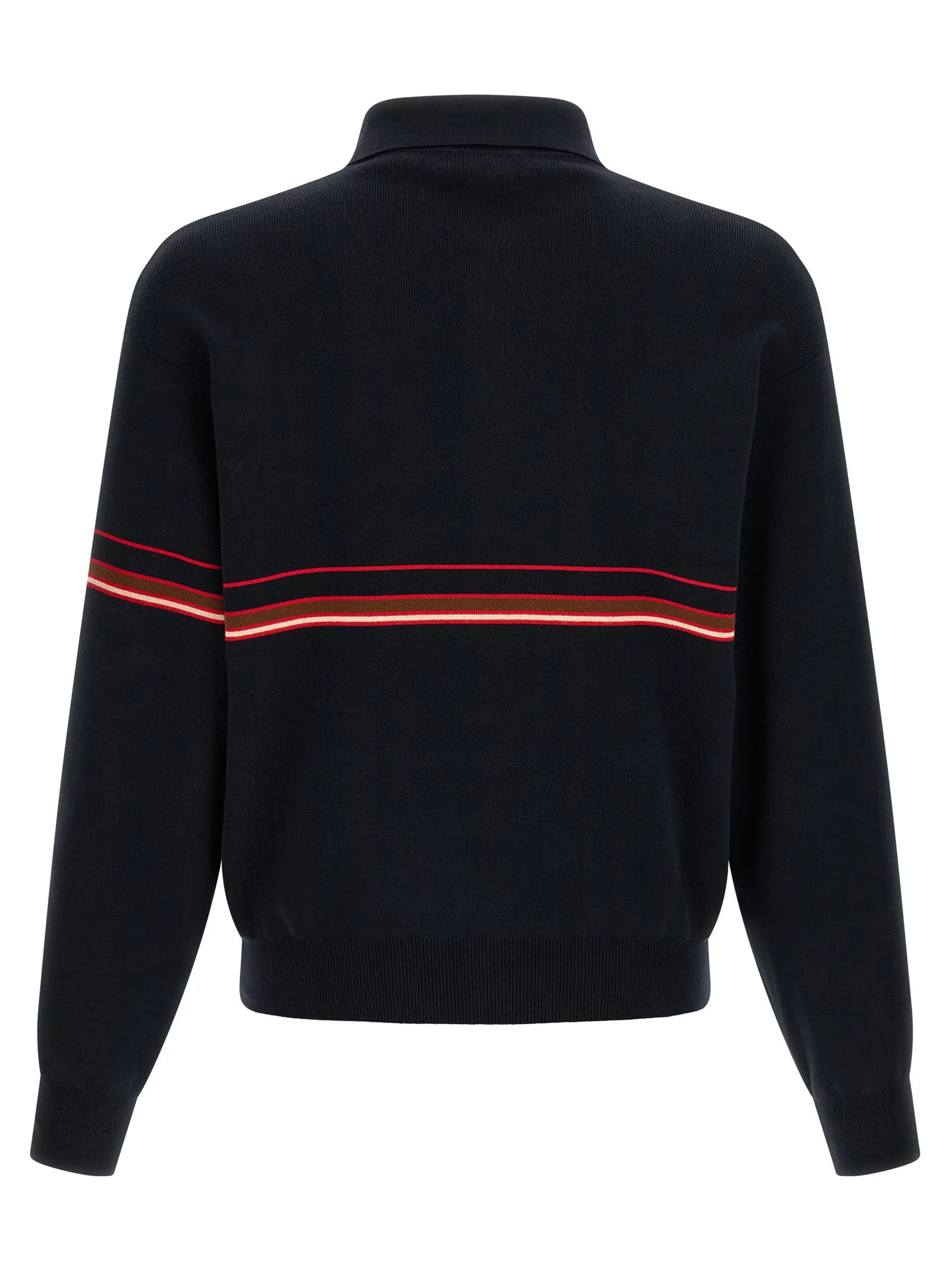 Blue Cotton Polo Shirt - Image 2