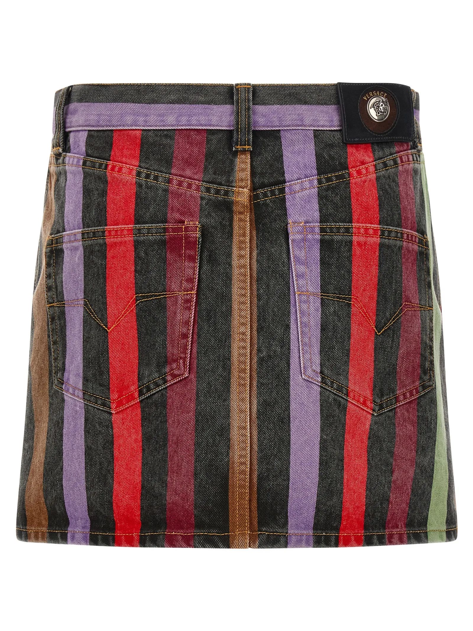 Multicolor Cotton Long Skirt - Image 2