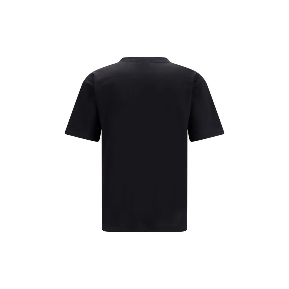 Black Cotton T-Shirt - Image 2