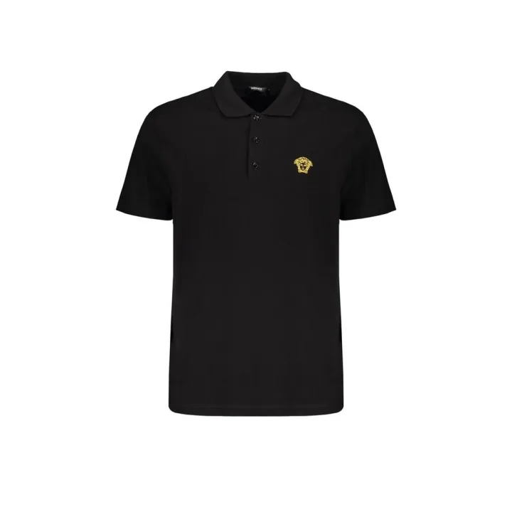 Black Cotton T - Shirt