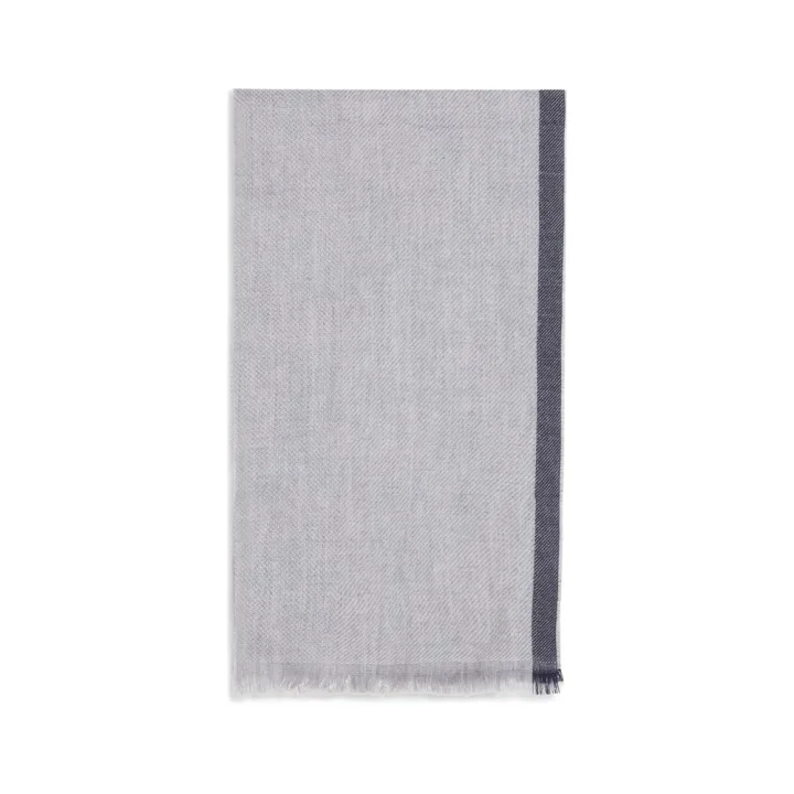 Gray Cashmere Scarf