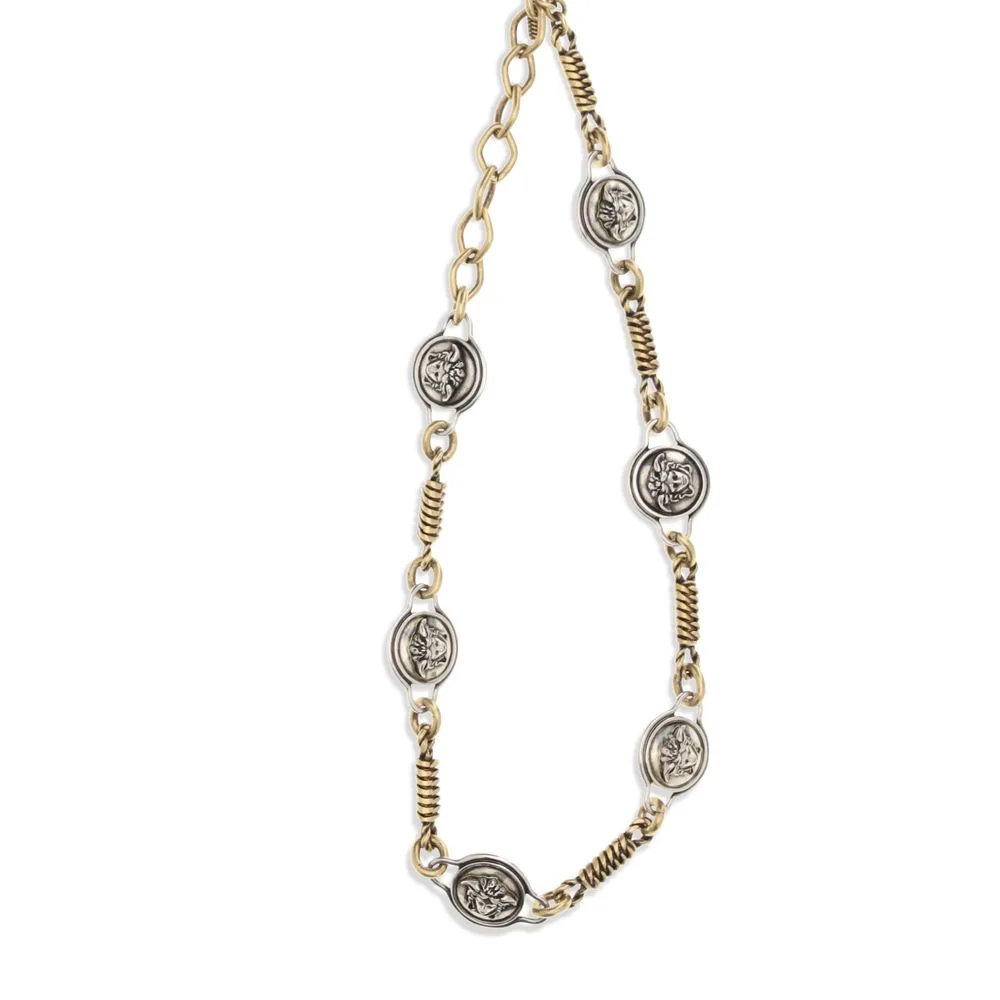 Silver Brass Necklace - Image 3