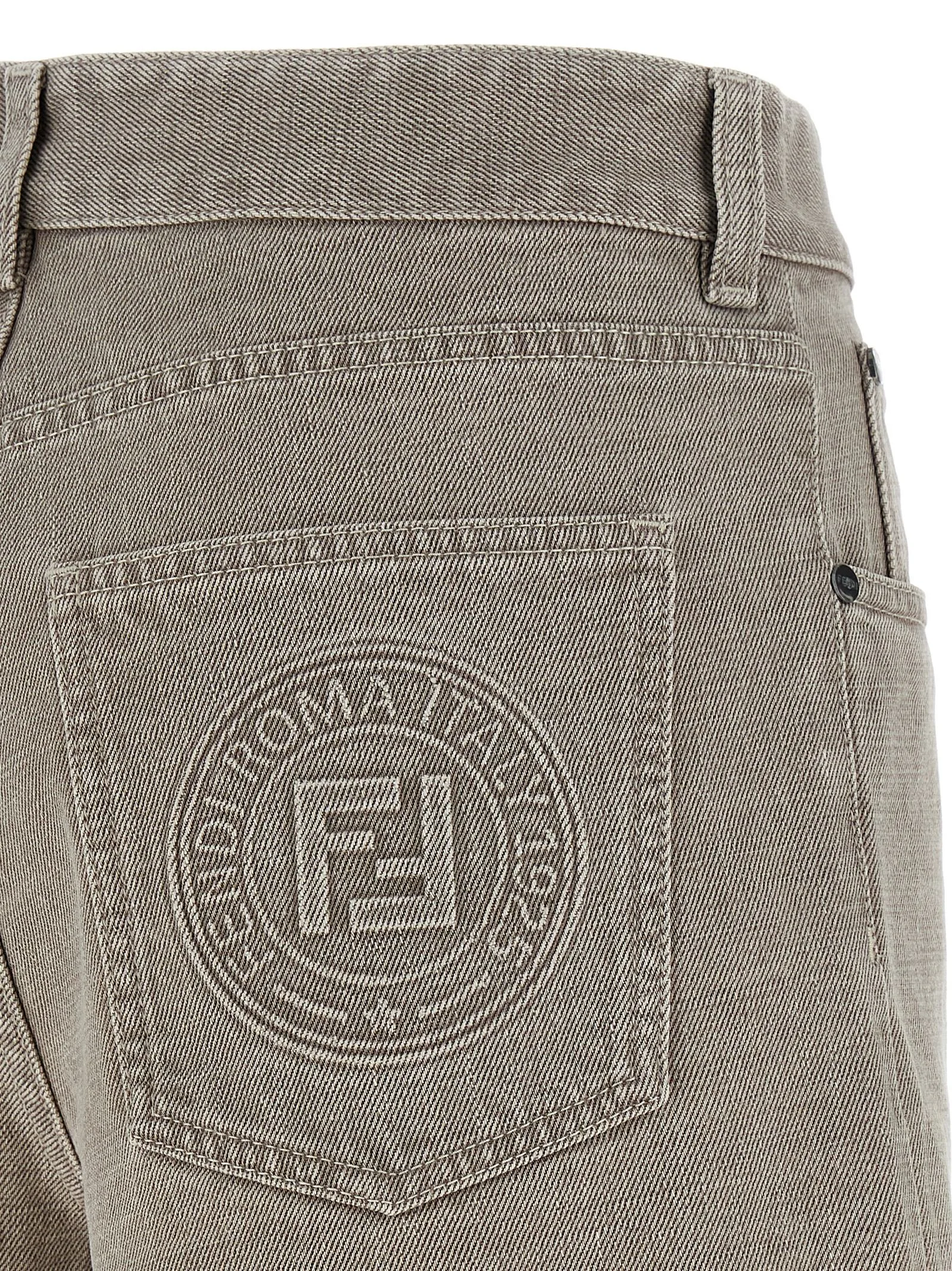 Beige Cotton Bermuda Shorts - Image 4
