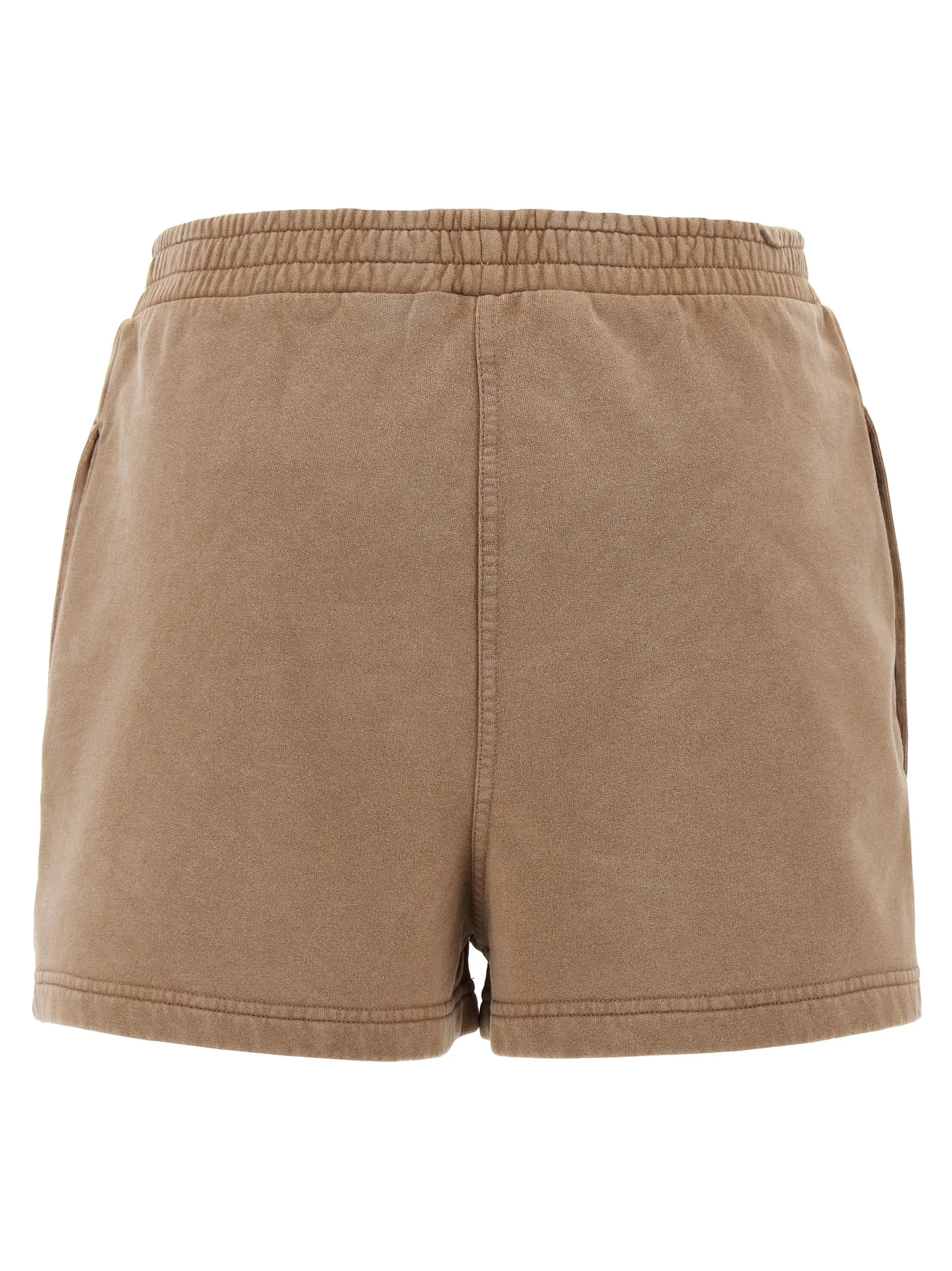Brown Cotton Bermuda Shorts - Image 2