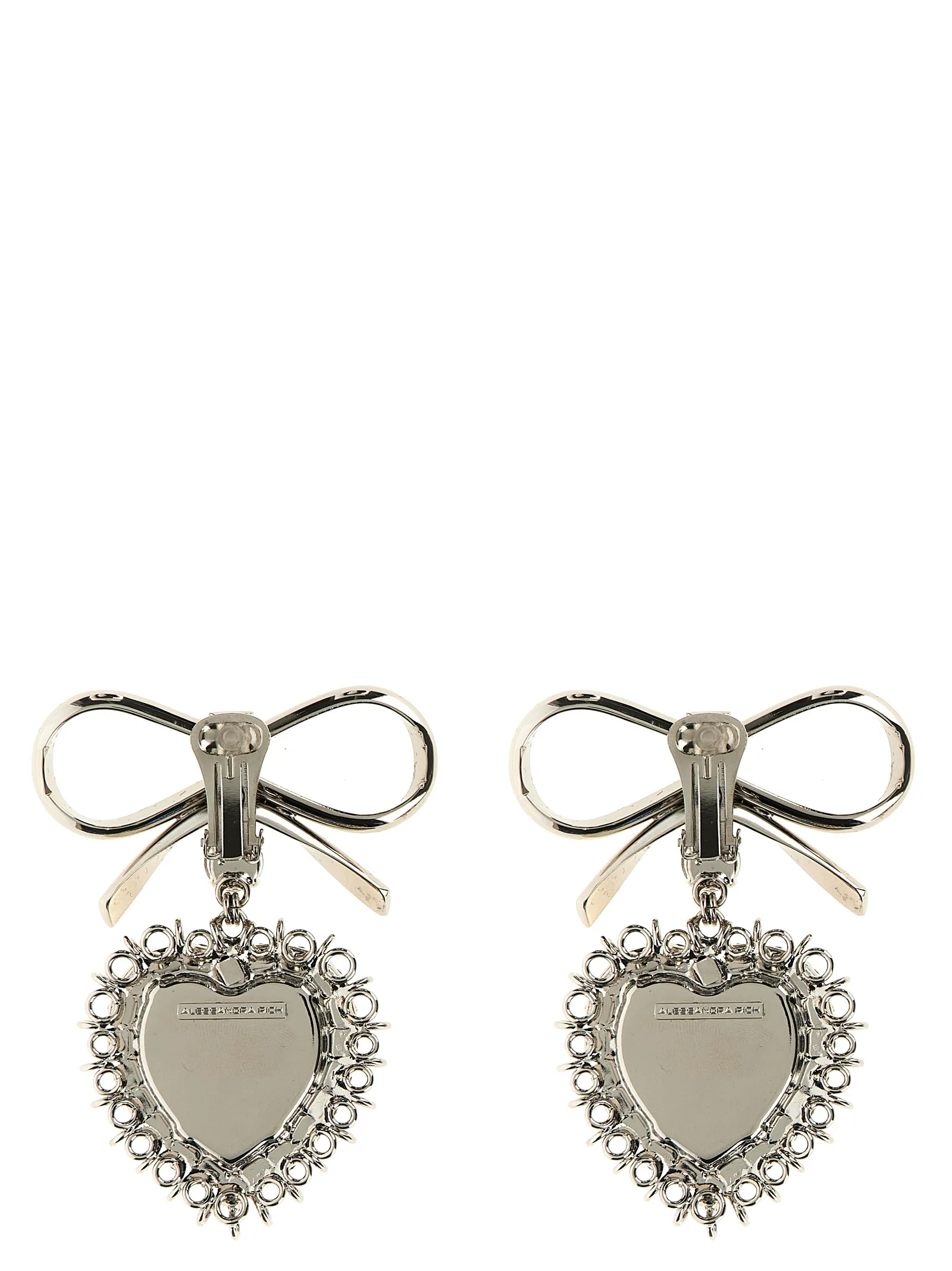 Silver Glass Earrings - Image 2