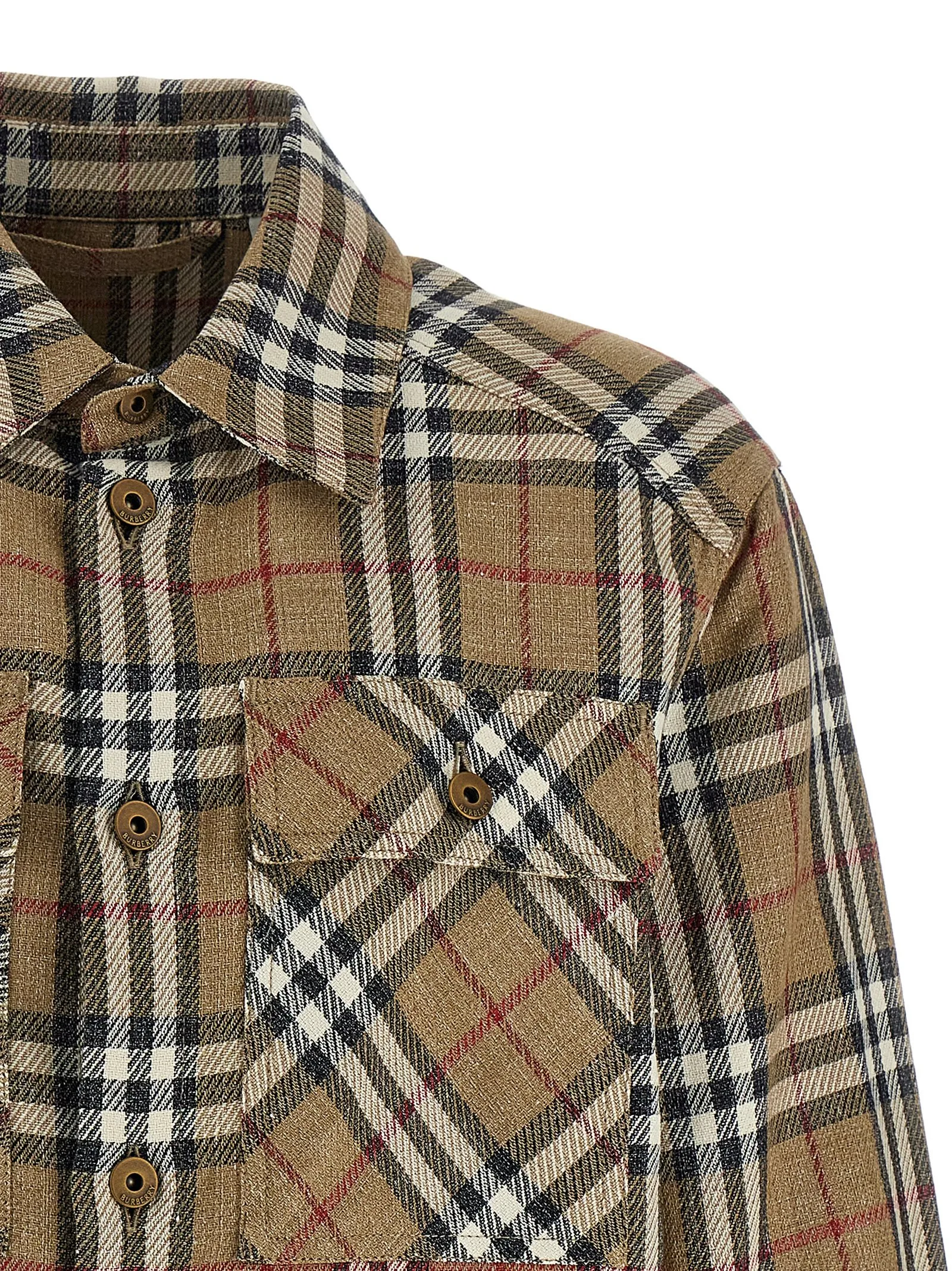 Brown Cotton Shirt - Image 3
