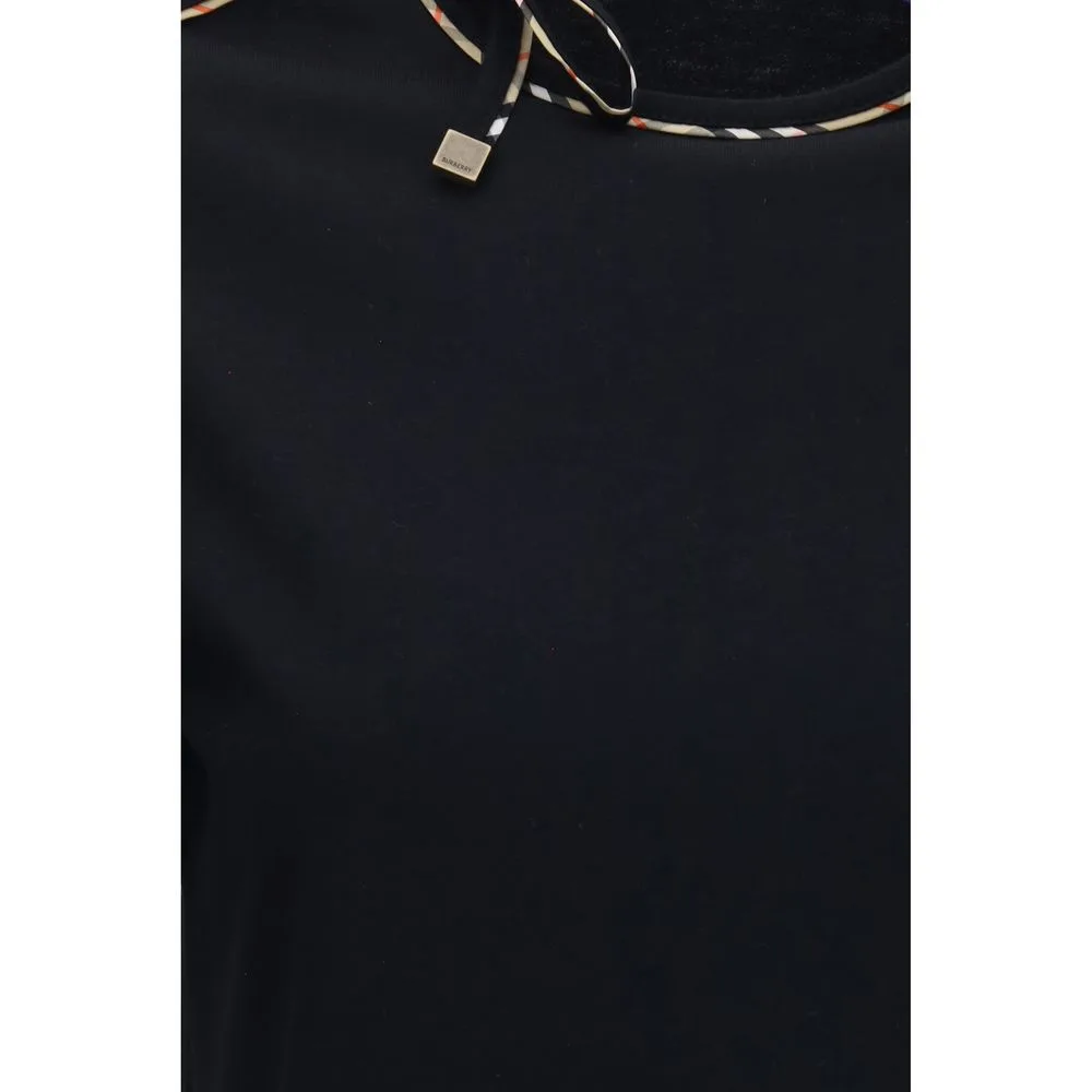 Black Cotton T-Shirt - Image 3