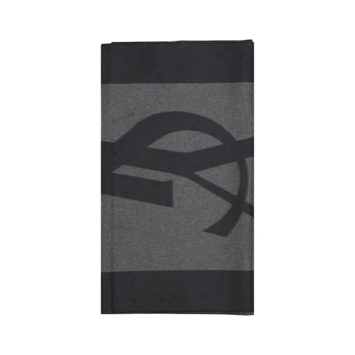 Gray Silk Scarf