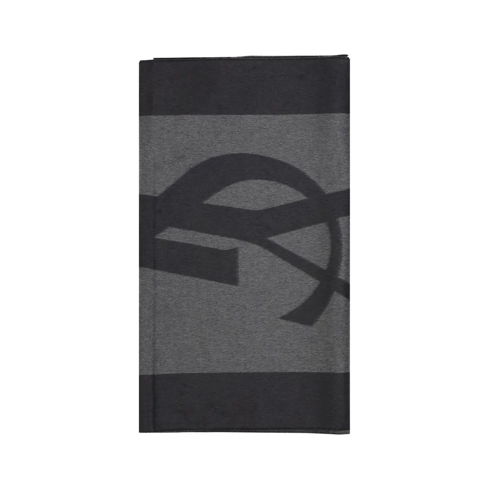 Gray Silk Scarf