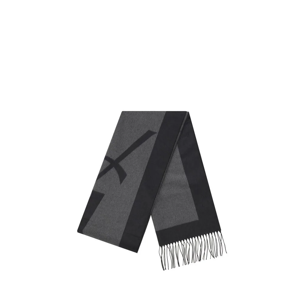 Gray Silk Scarf - Image 2