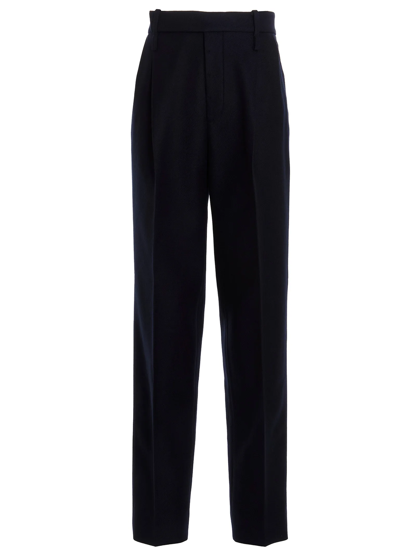 Blue Cashmere Casual Pants