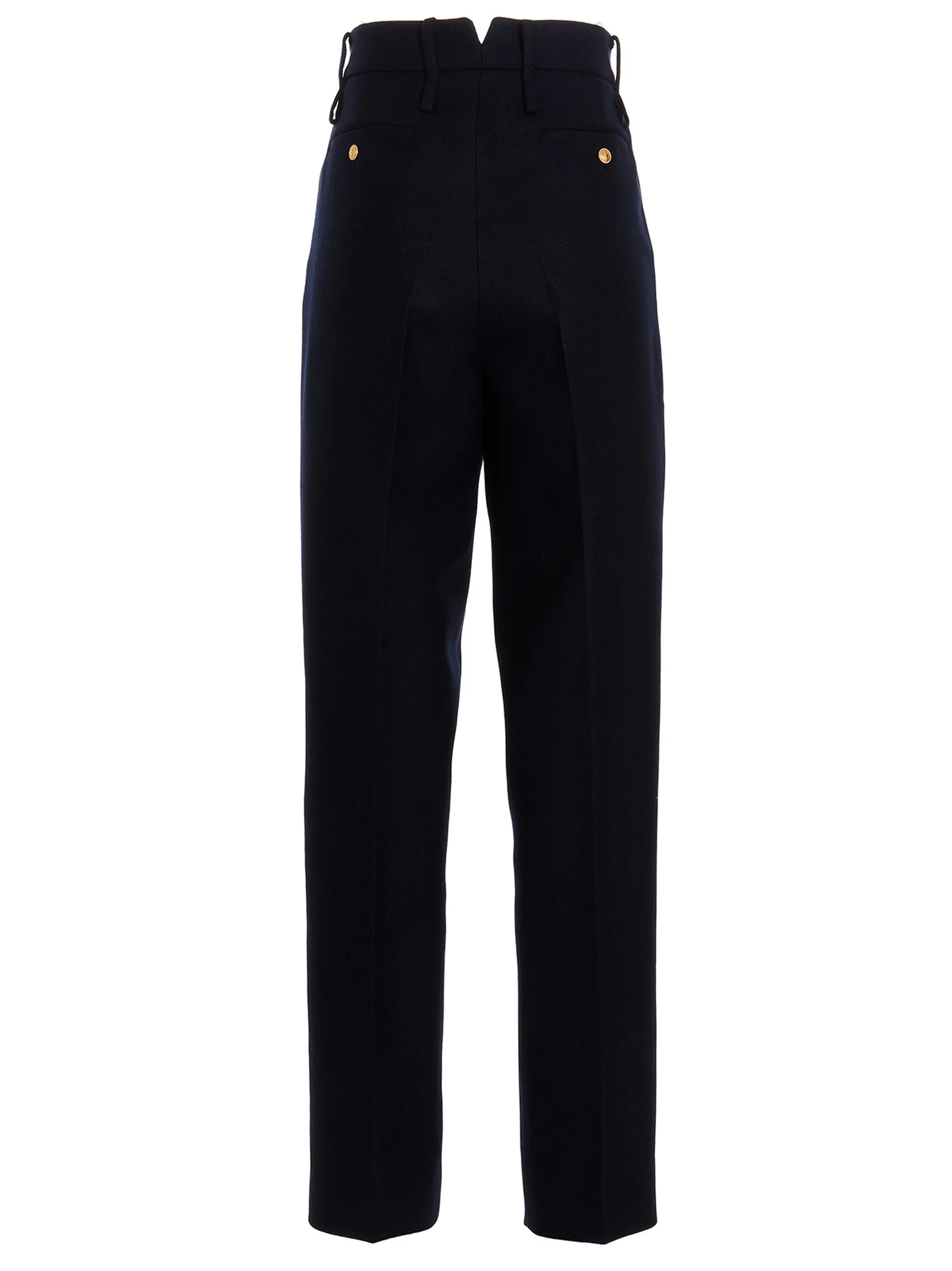Blue Cashmere Casual Pants - Image 2