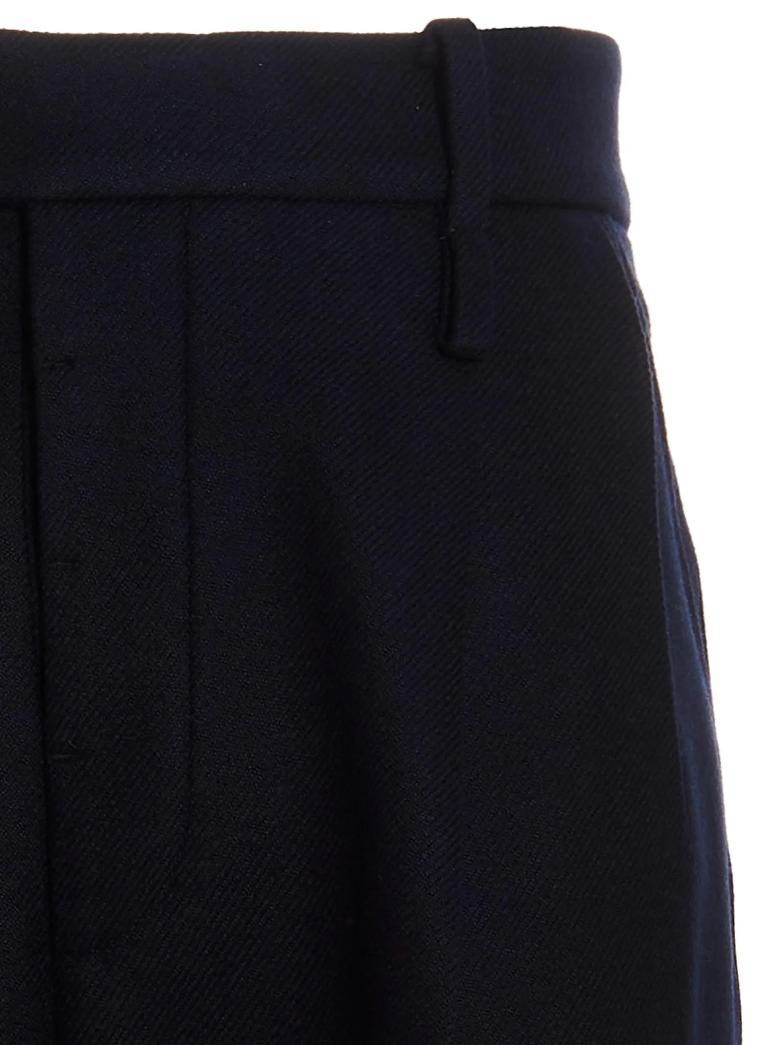 Blue Cashmere Casual Pants - Image 3