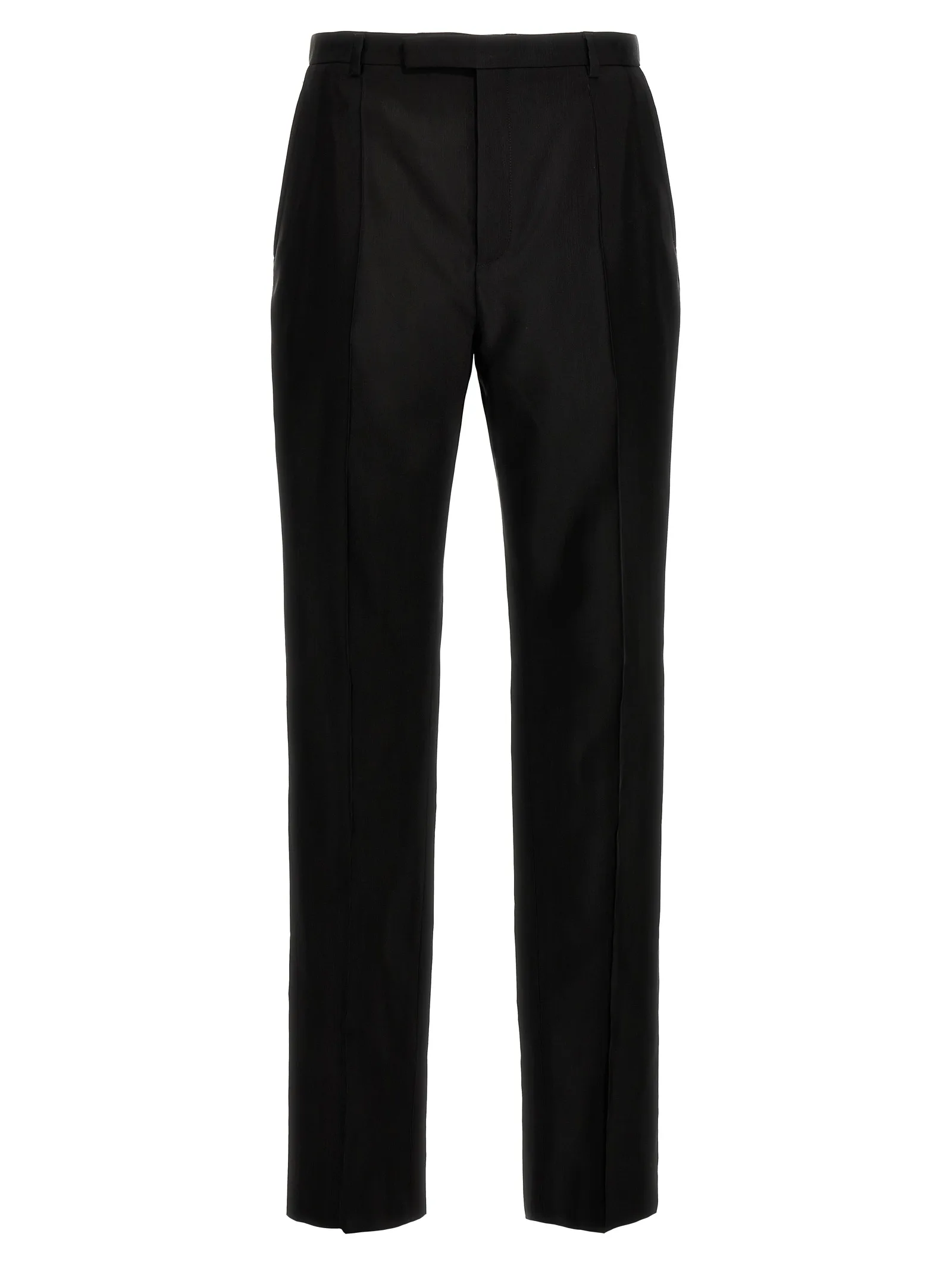 Black Acetate Dress Pants