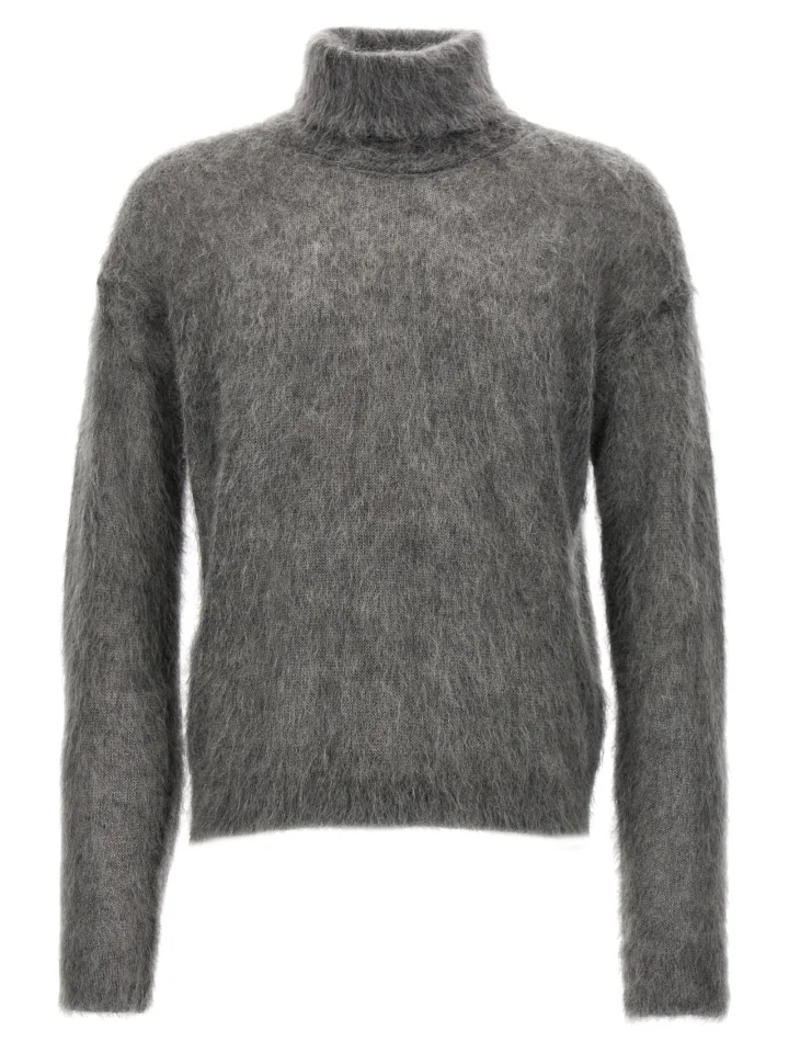 Gray Wool Cardigan