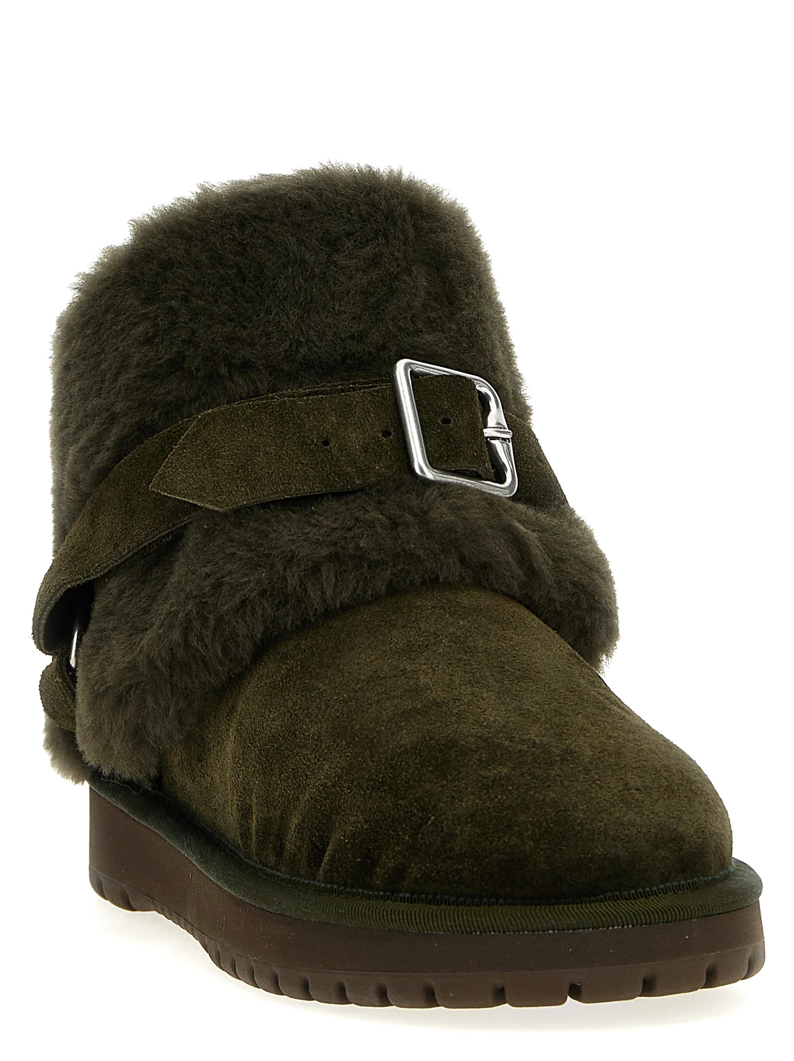 Bicolor Leather Ankle Boots - Image 2