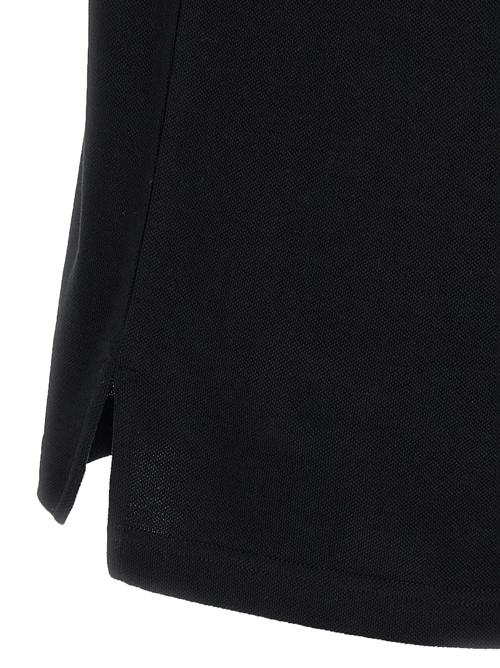 Black Cotton Polo Shirt - Image 4