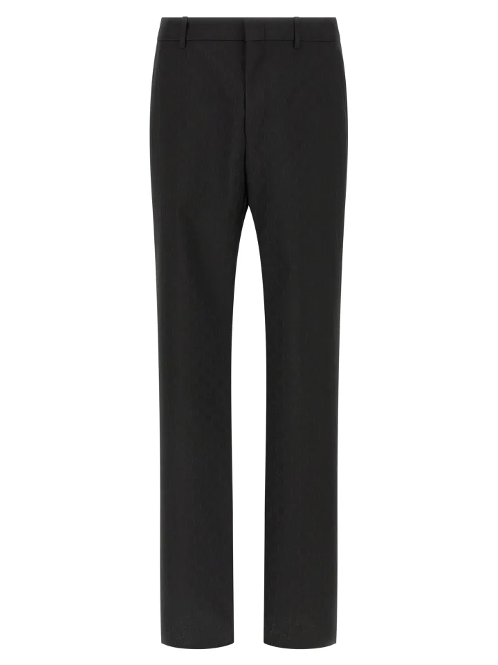 Black Polyester Dress Pants