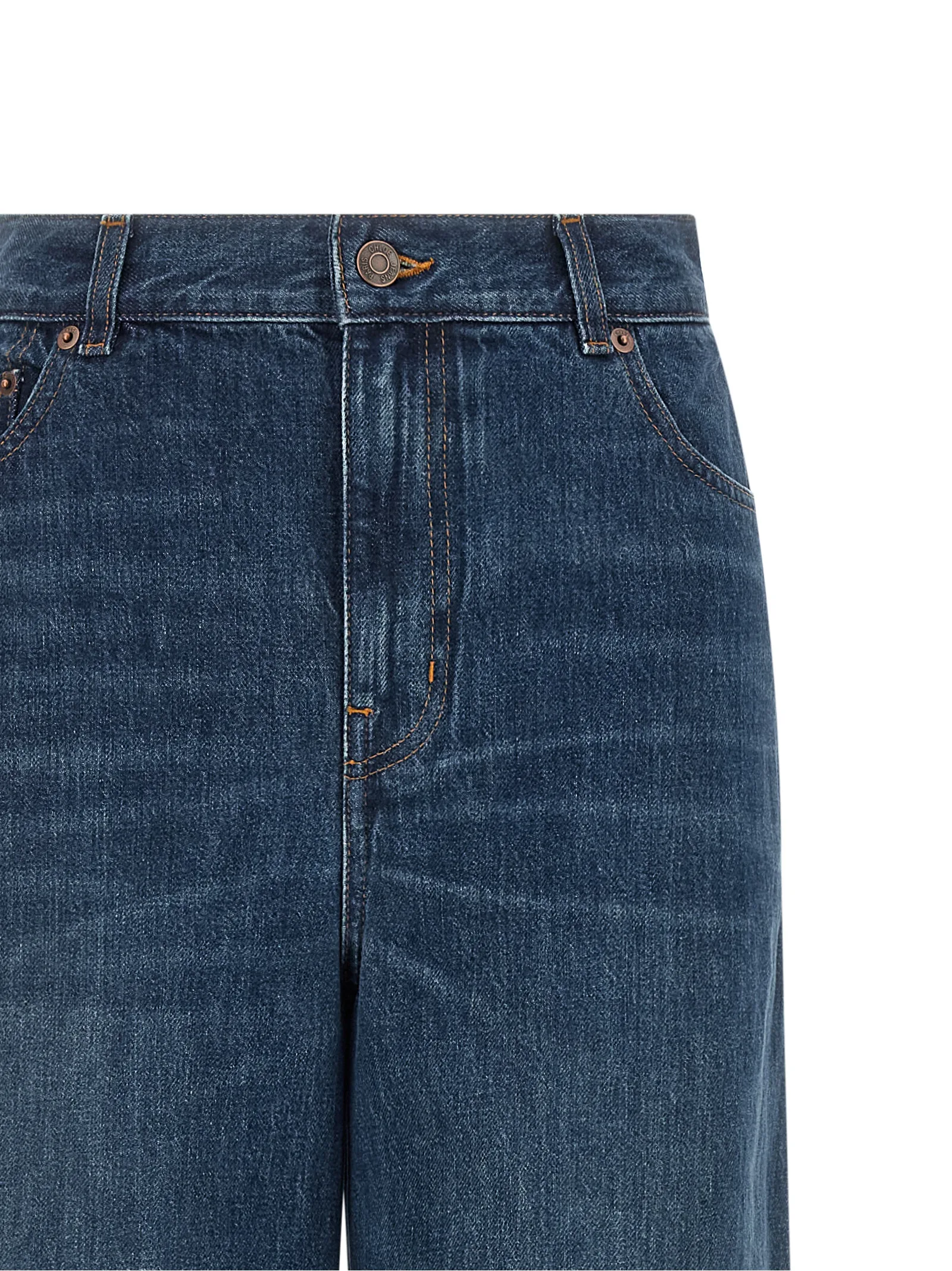 Blue Cotton Jeans Denim - Image 3