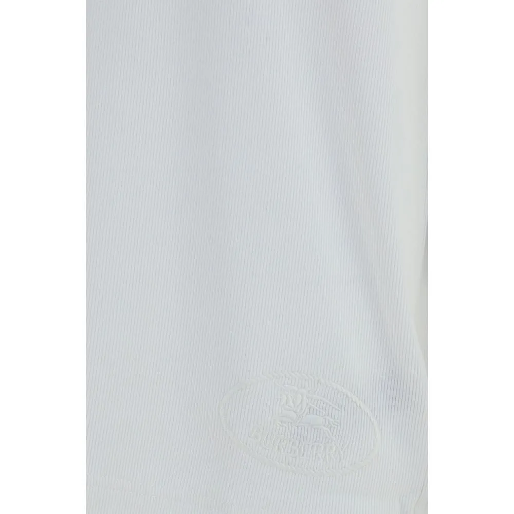 White Cotton Long Sleeve T-Shirt - Image 3