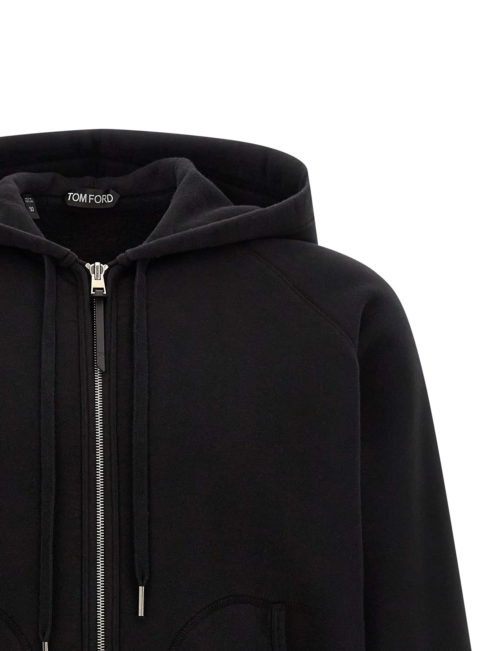 Black Cotton Sweatshirt - Image 3