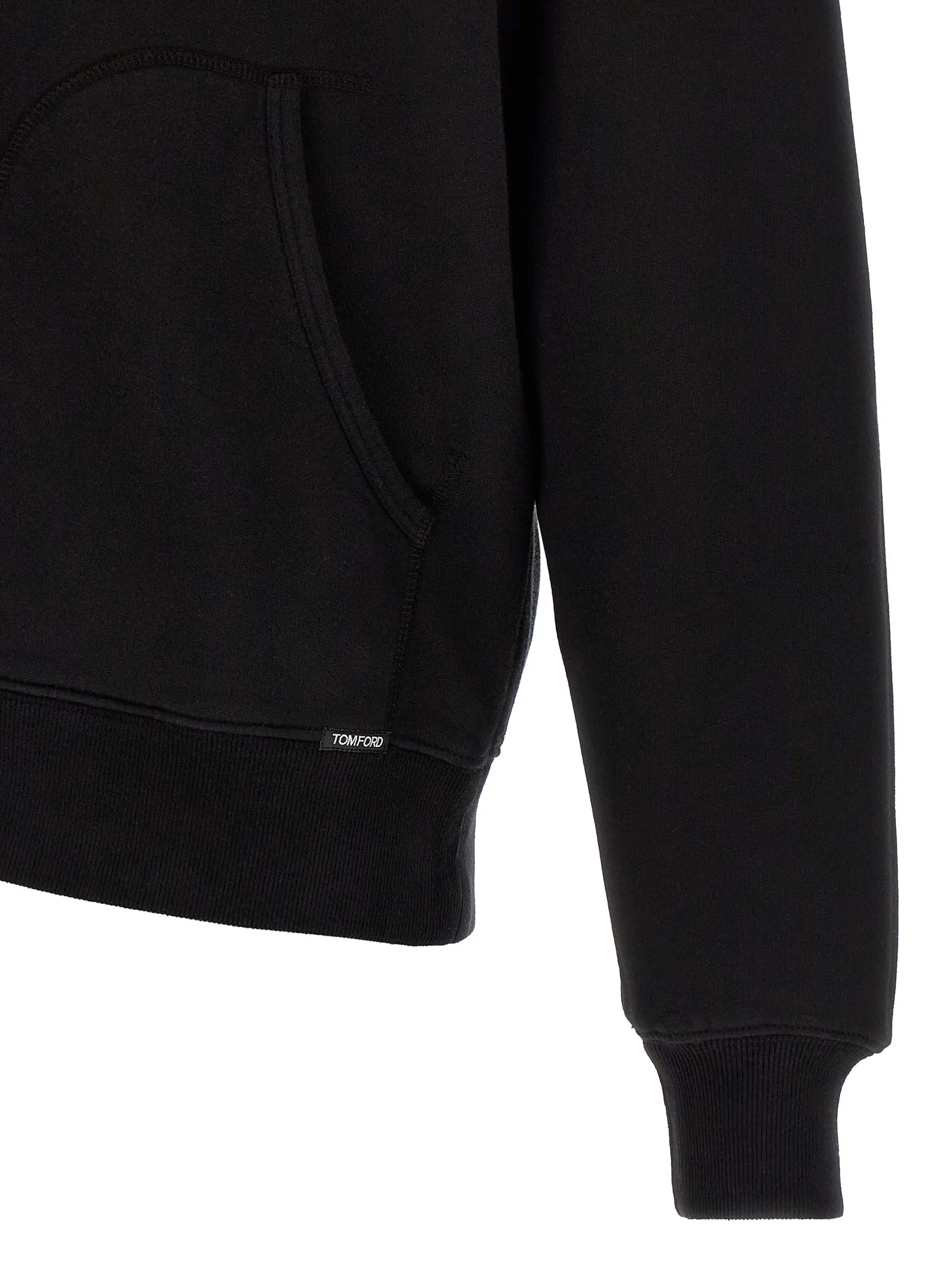 Black Cotton Sweatshirt - Image 4