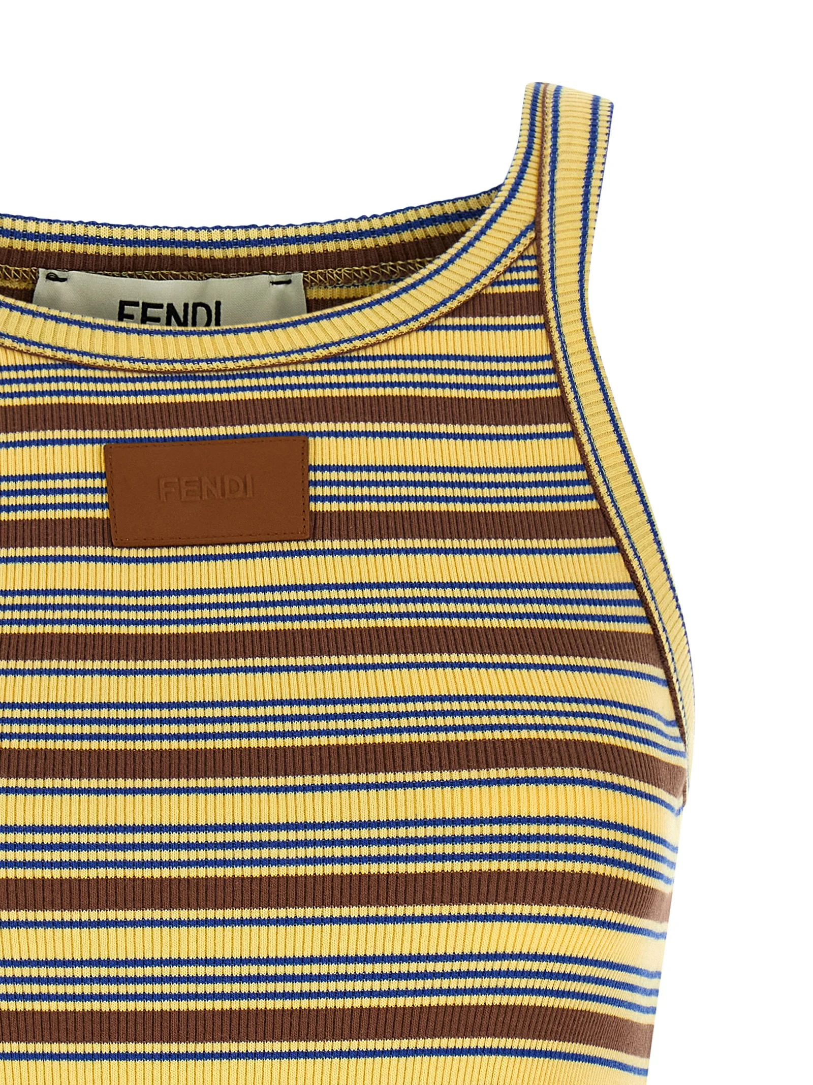 Multicolor Cotton Sleeveles T - Shirt - Image 3