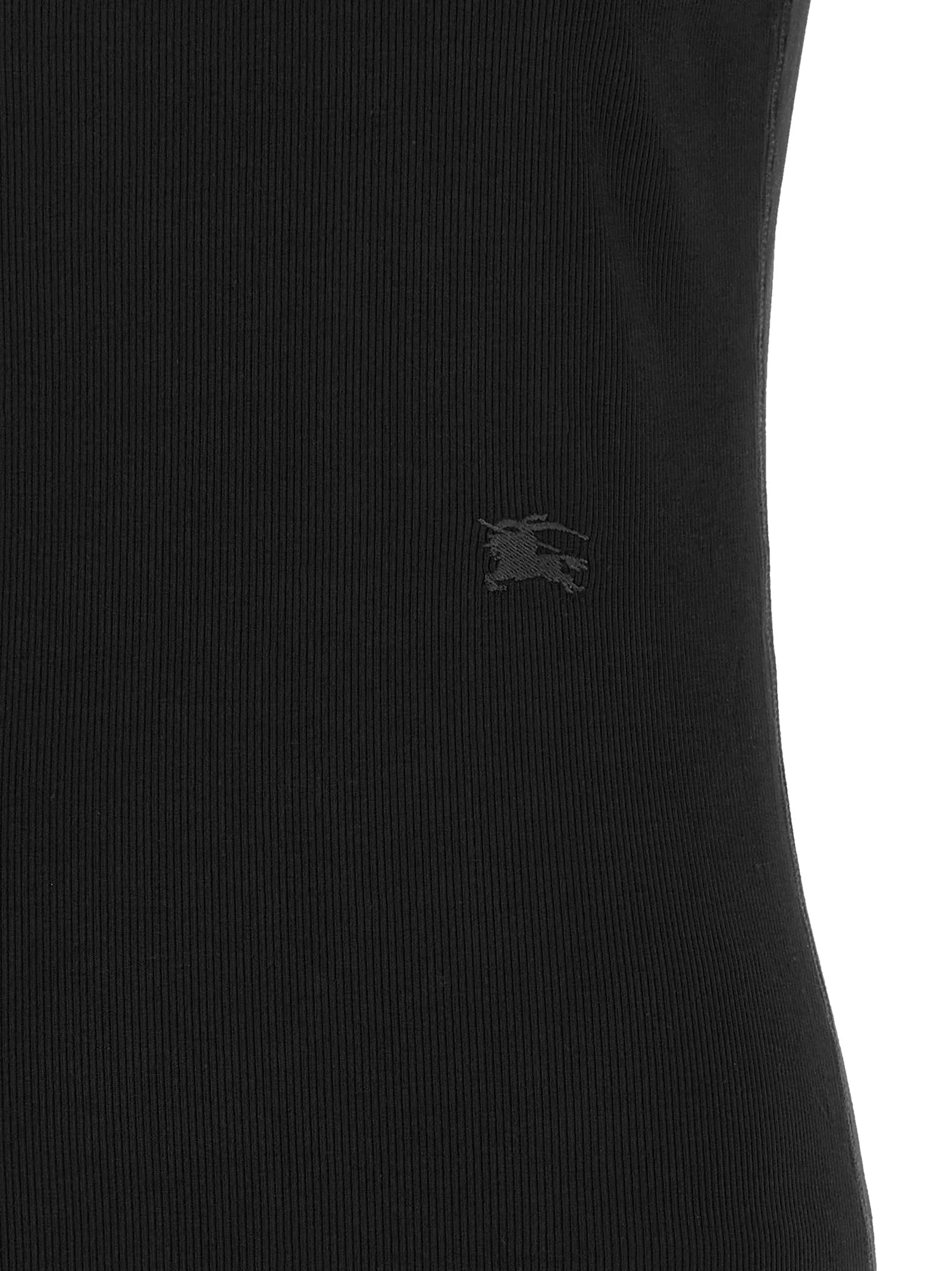 Black Cotton Short Dress - Image 4