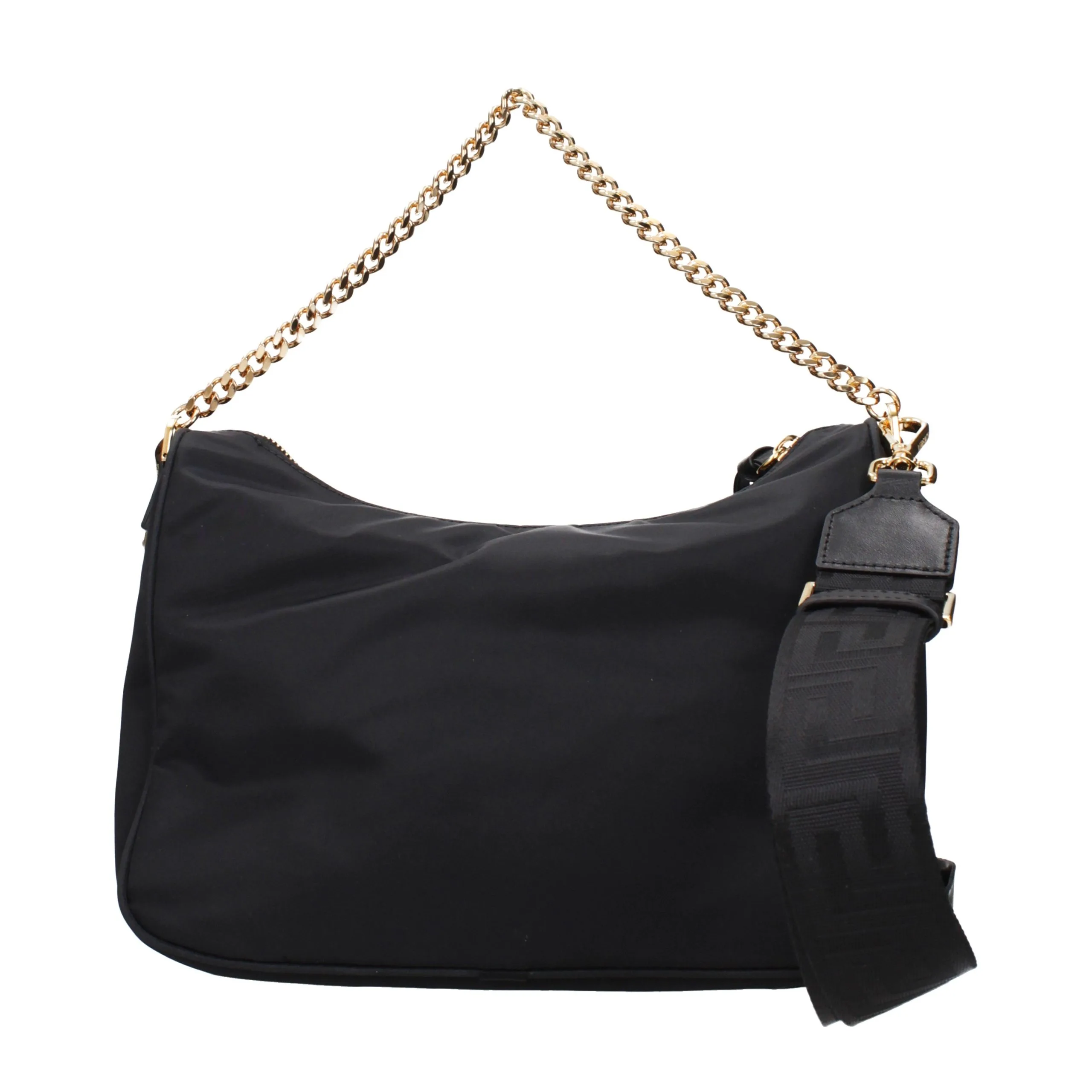 Black Fabric Handbag - Image 3