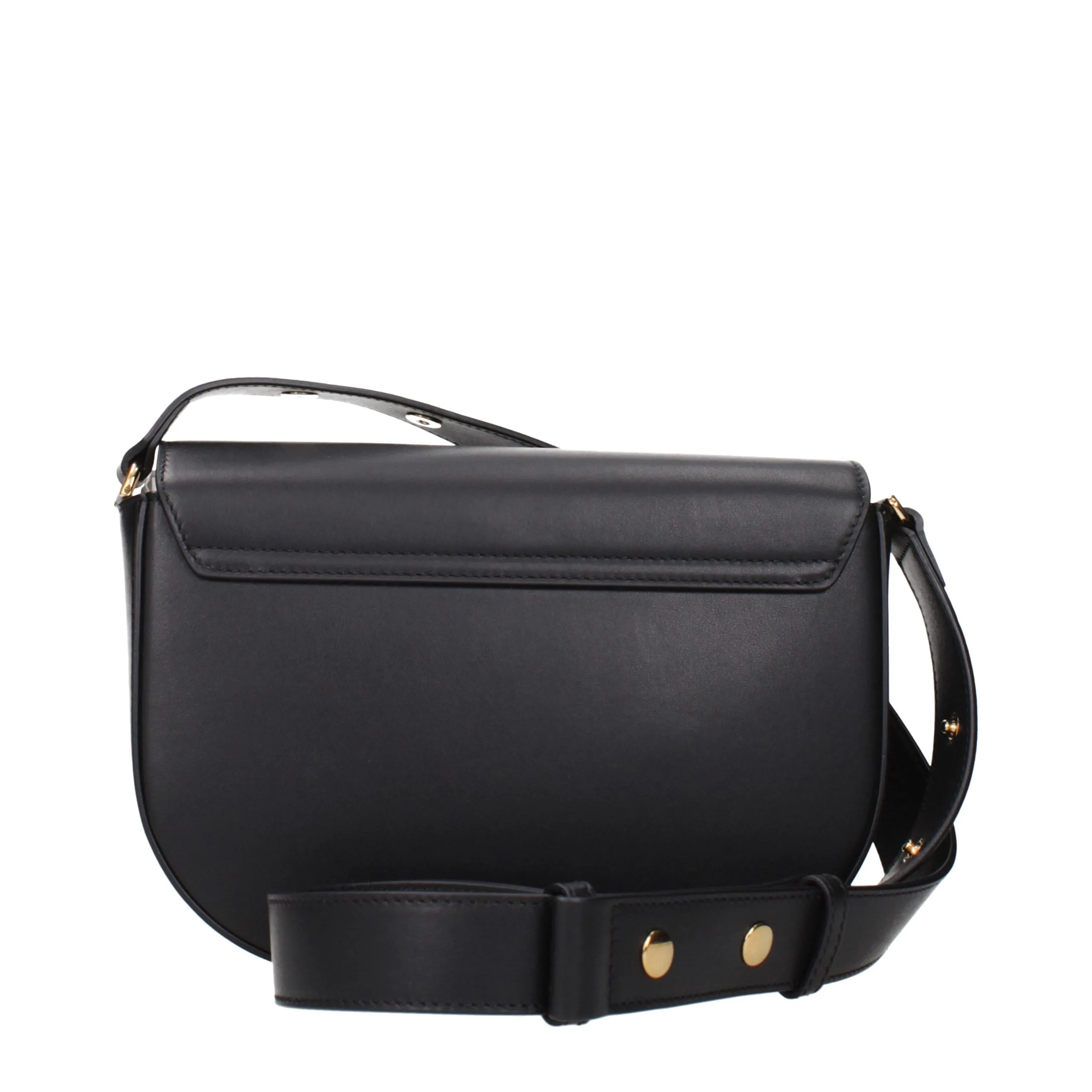 Black Leather Crossbody Bag - Image 4