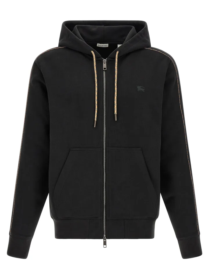 Black Cotton Sweatshirt
