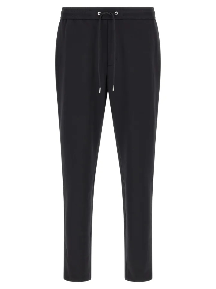 Black Polyamide Joggers (Workout Pants)