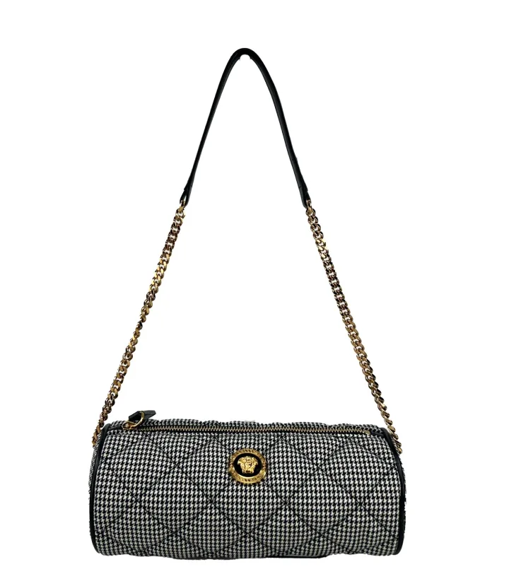 Versace Medusa Quilted Evening Sling Crossbody Bag