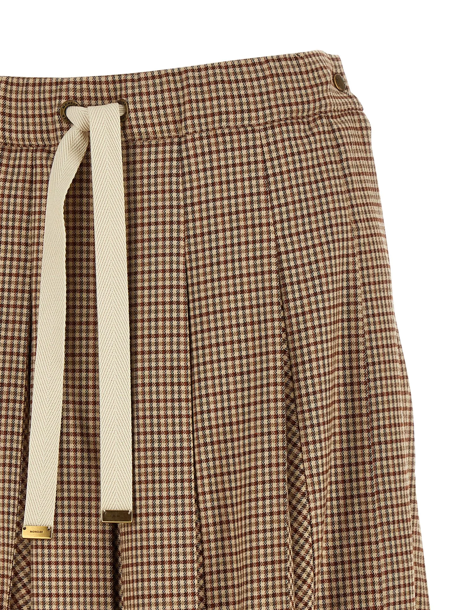 Beige Viscose Midi Skirt - Image 3