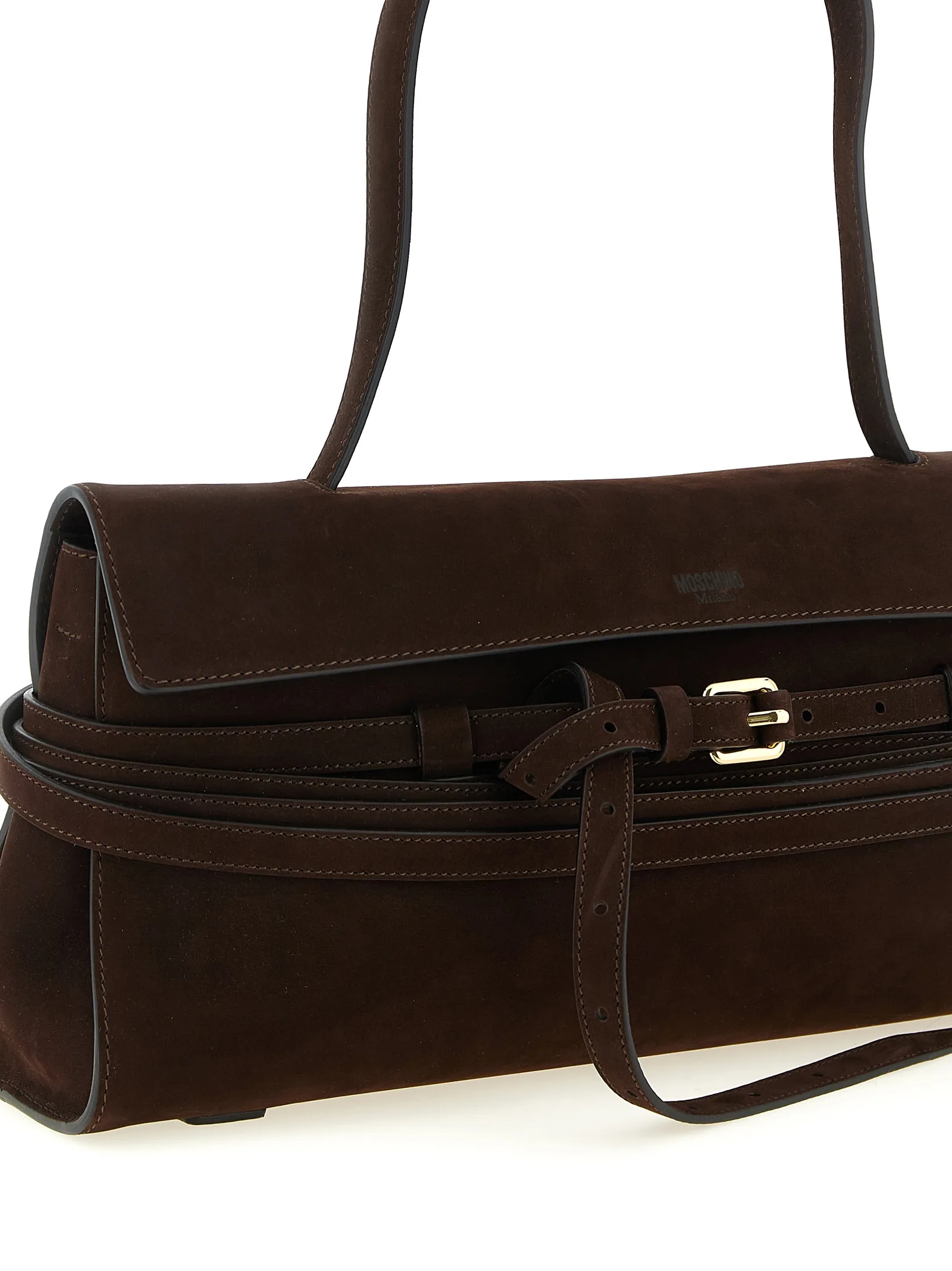 Brown Calfskin Shoulder Bag - Image 3