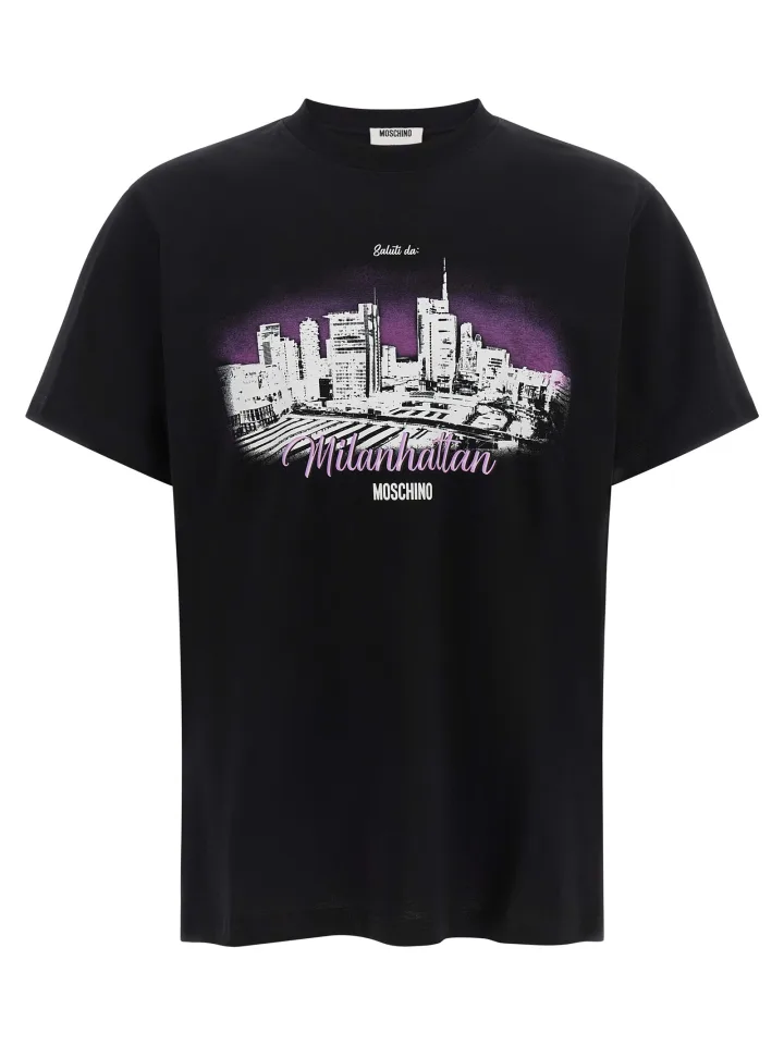 Black Cotton T - Shirt