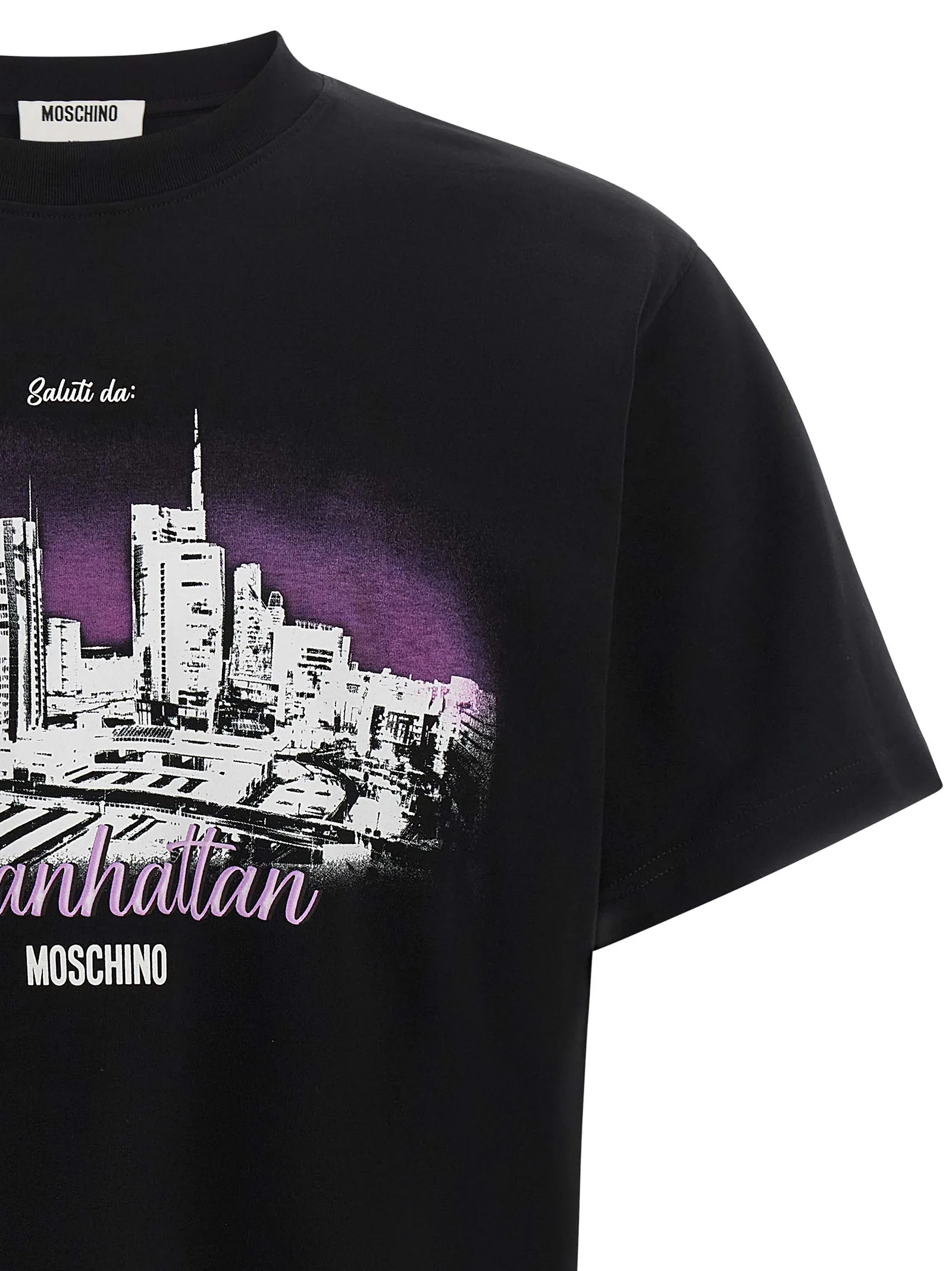 Black Cotton T - Shirt - Image 3