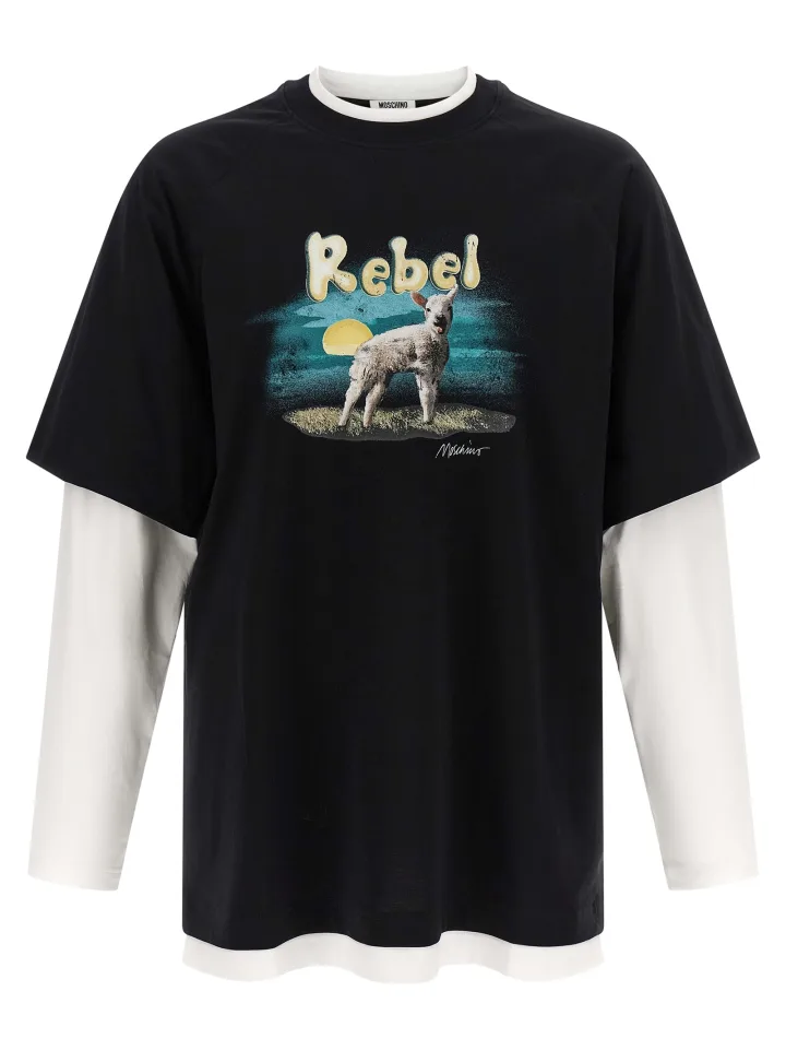 Multicolor Cotton T - Shirt
