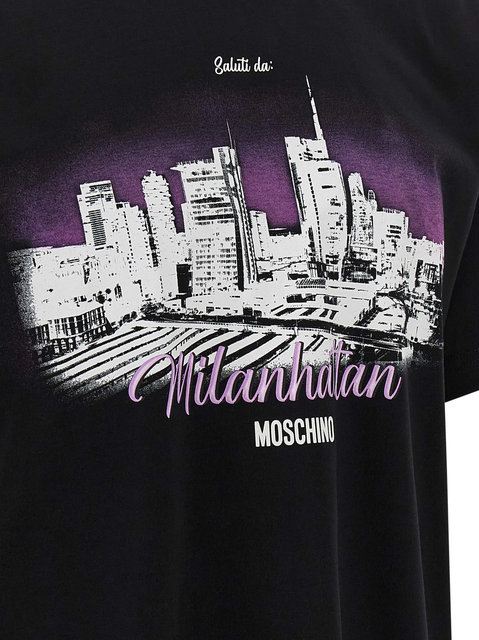 Black Cotton T - Shirt - Image 4