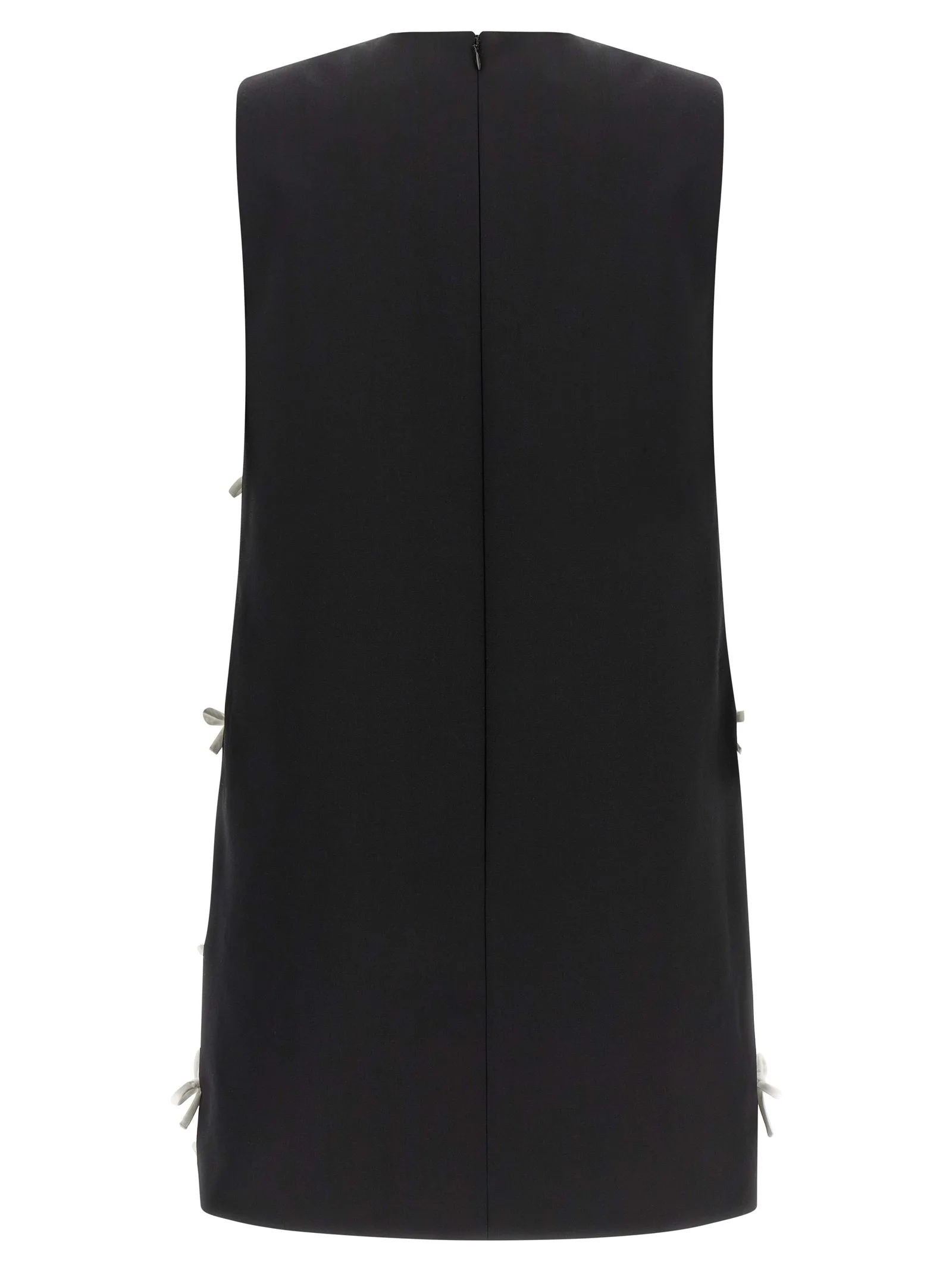 Bicolor Virgin Wool Short Dress - Image 2