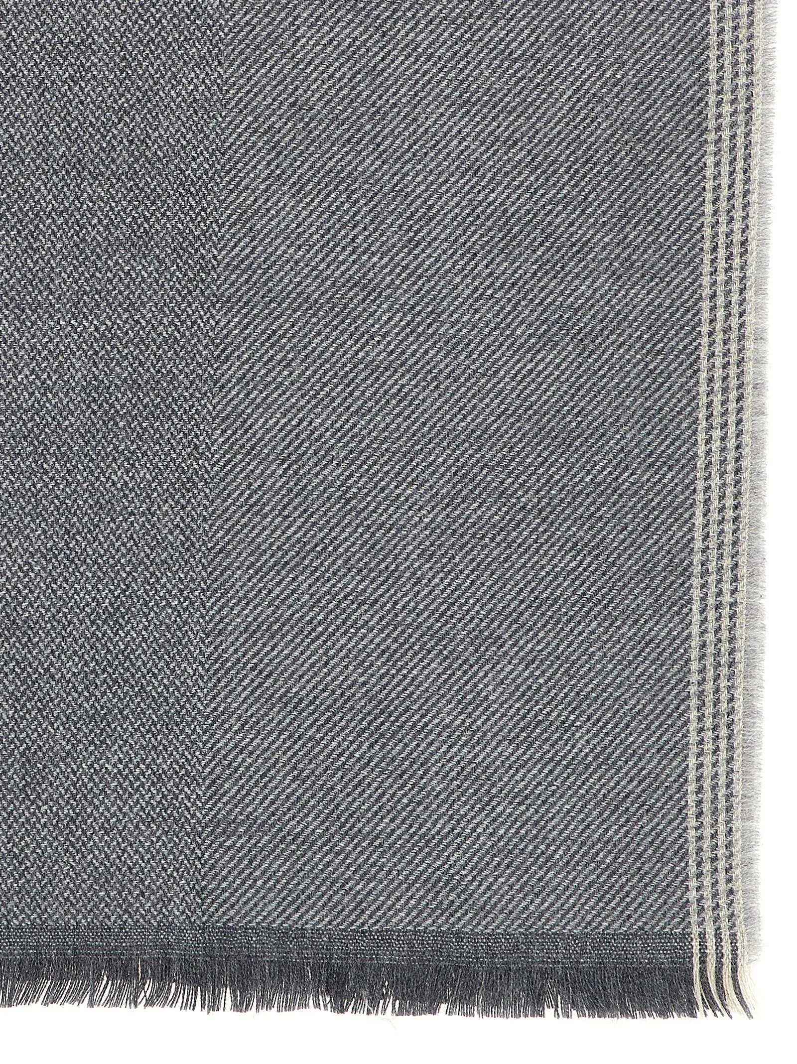Gray Wool Scarf - Image 2