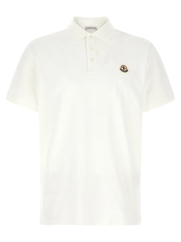 White Cotton Polo Shirt