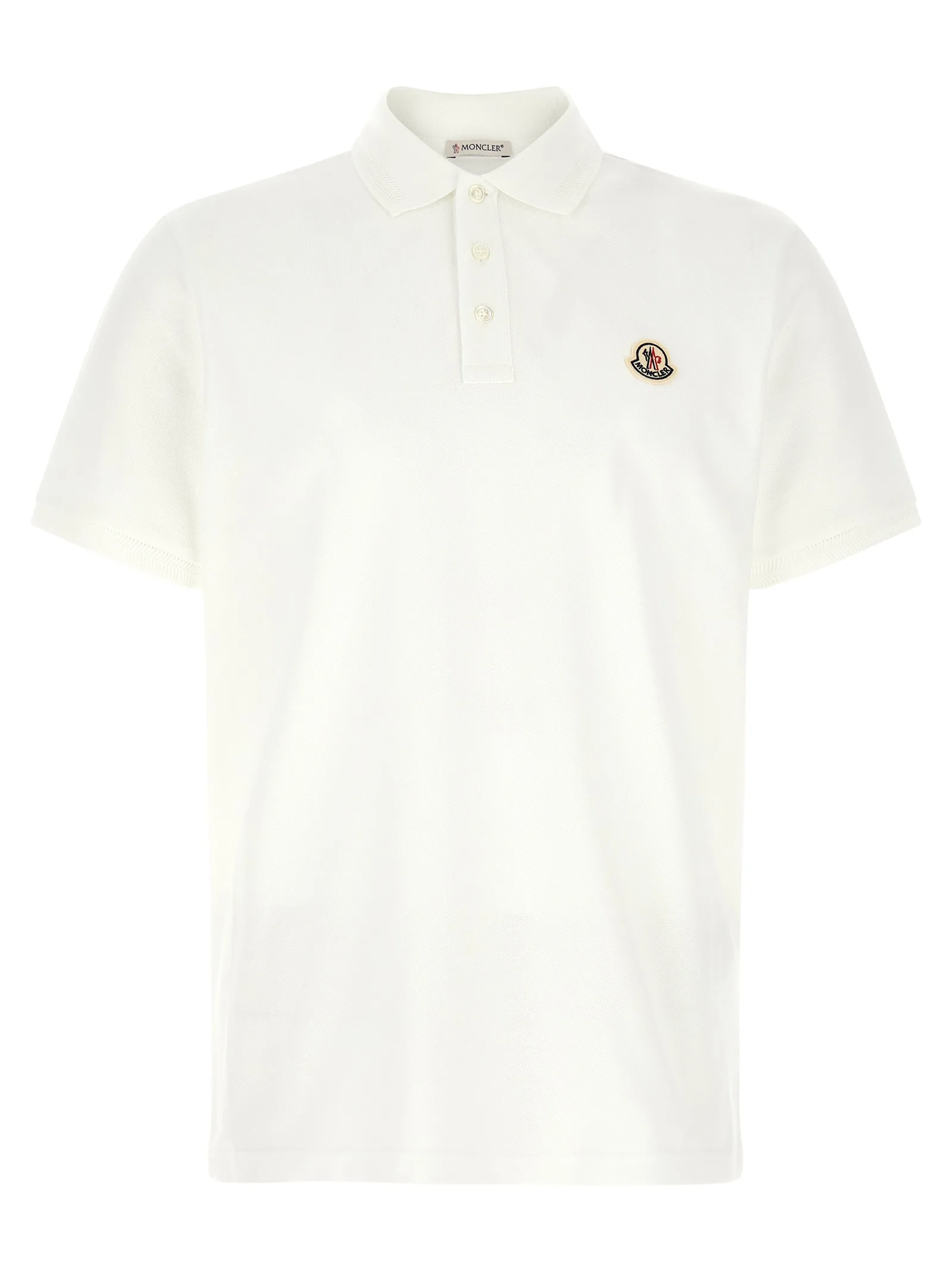 White Cotton Polo Shirt