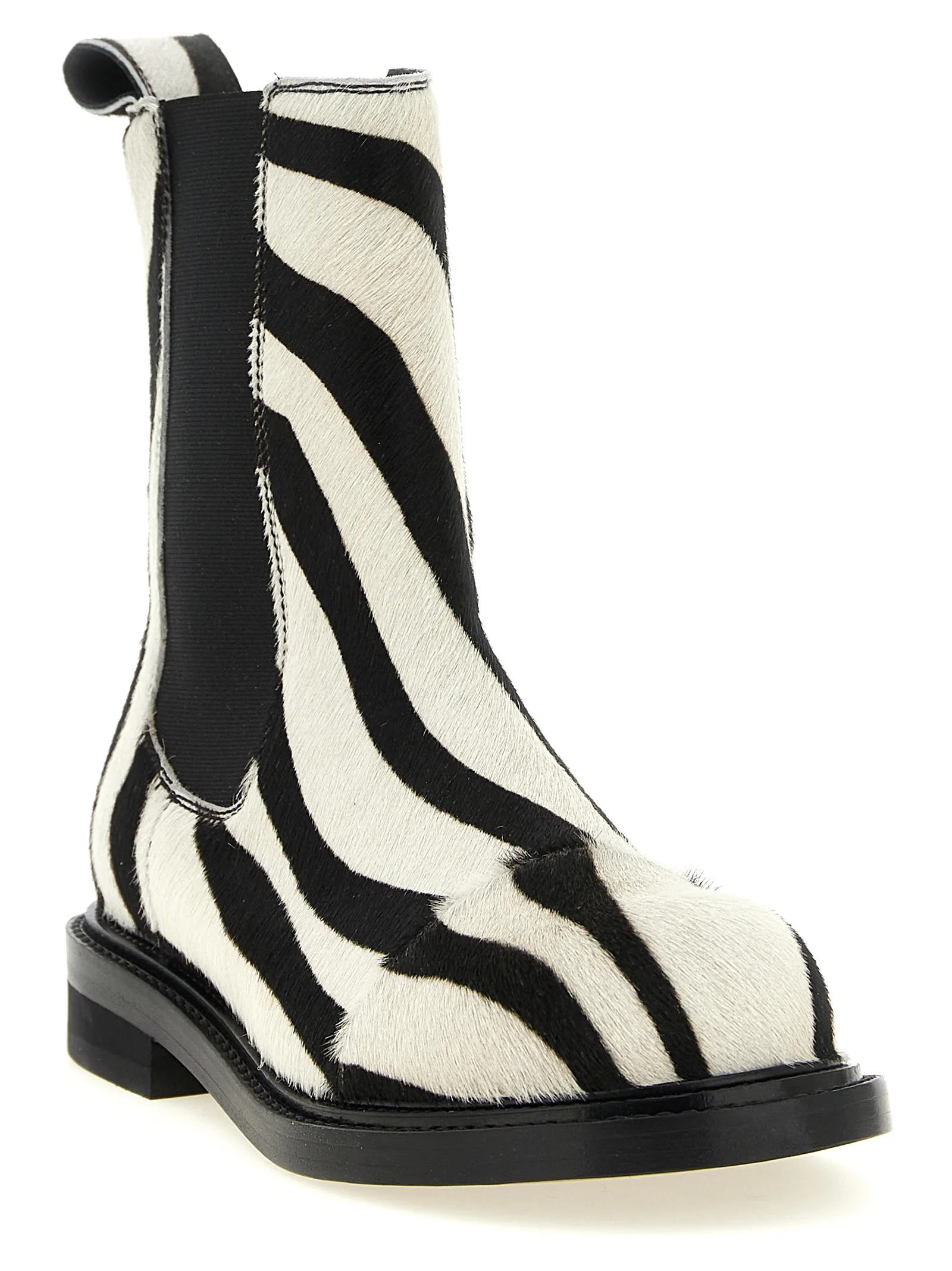 Bicolor Calfskin Ankle Boots - Image 2