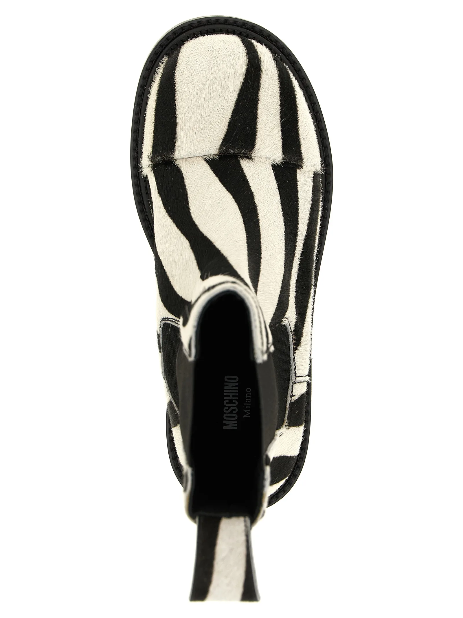 Bicolor Calfskin Ankle Boots - Image 4