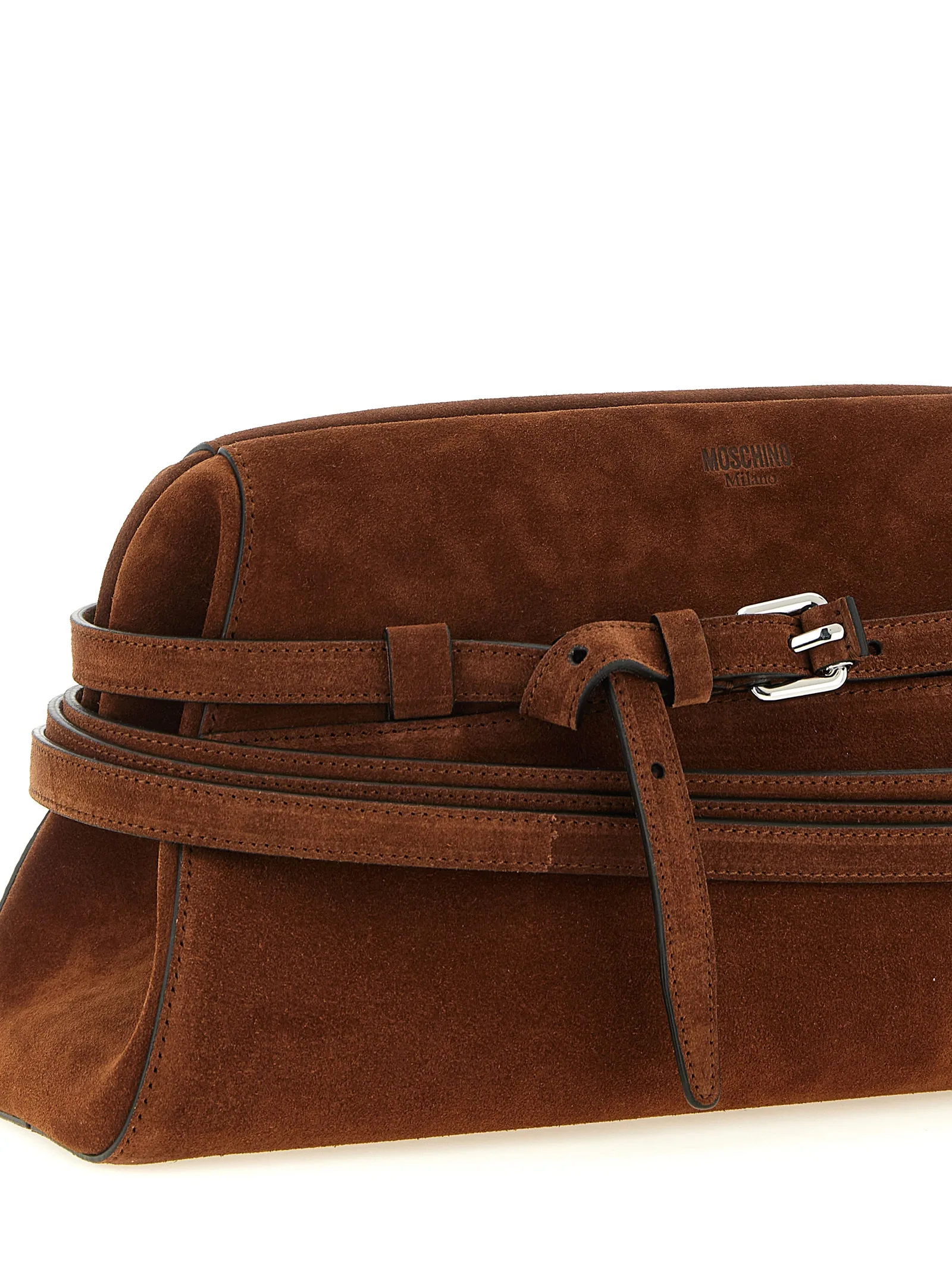 Brown Calfskin Clutch Bag - Image 3
