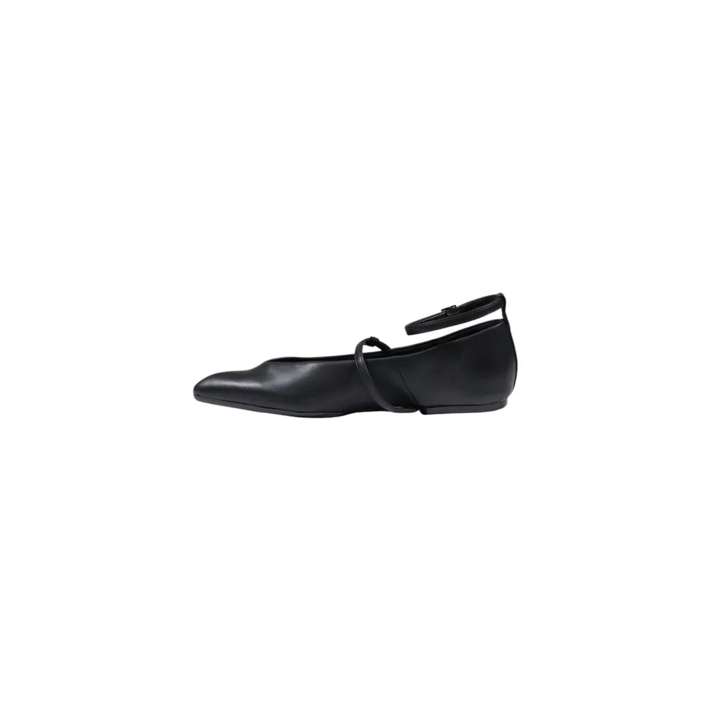 Black Polyester Platform Pumps - Image 3